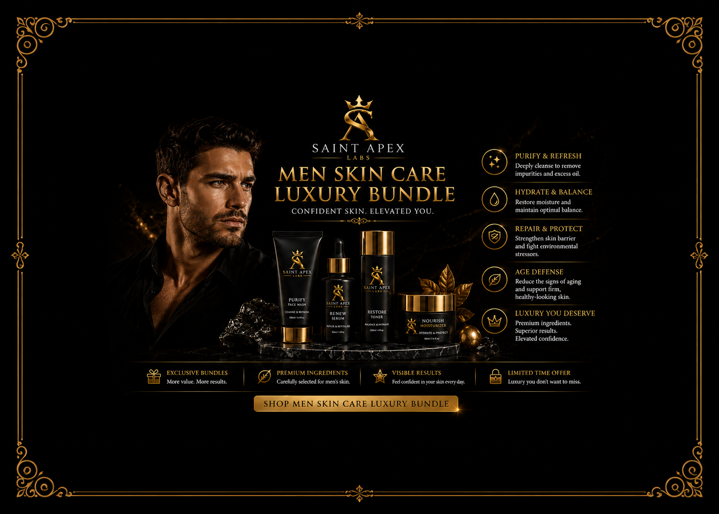 Men Skin Care Bundle