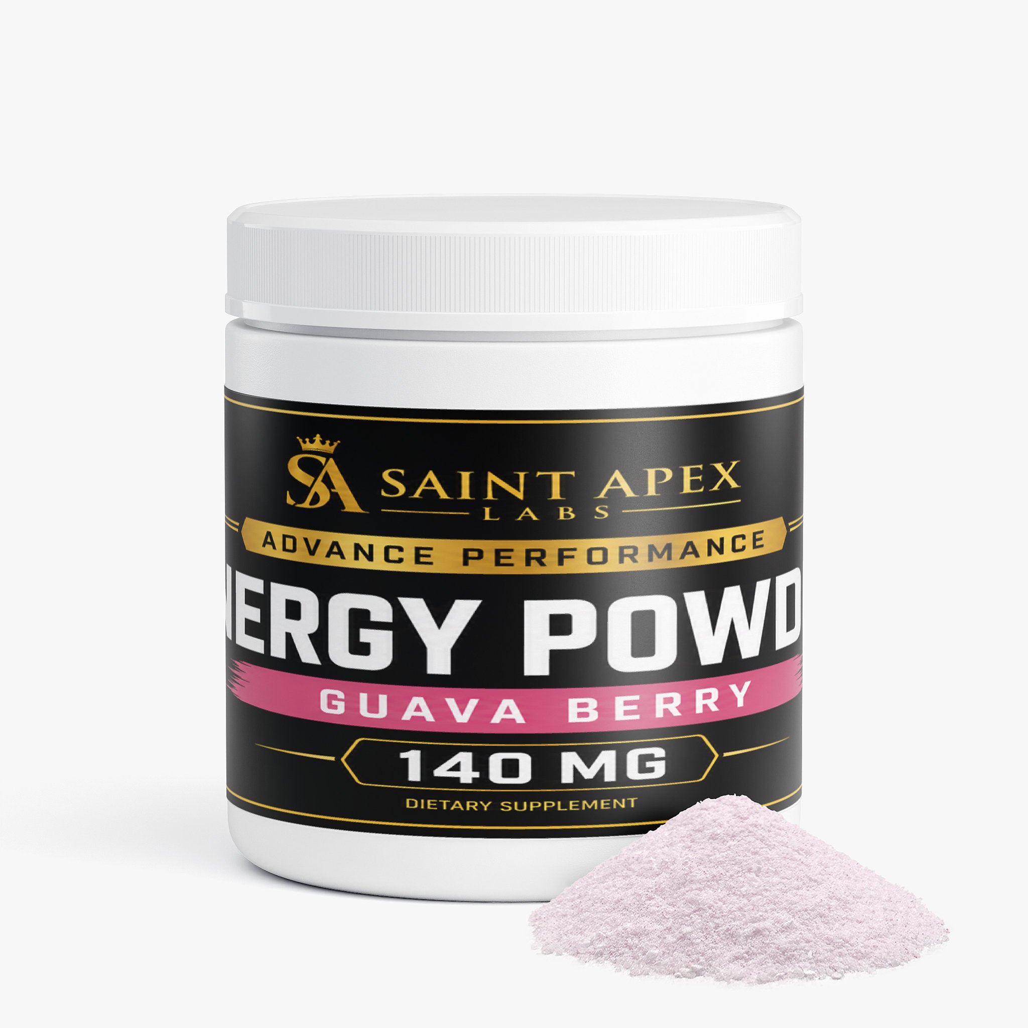 Energy Powder Sugar Free For Focus And Endurance (Guava Berry)