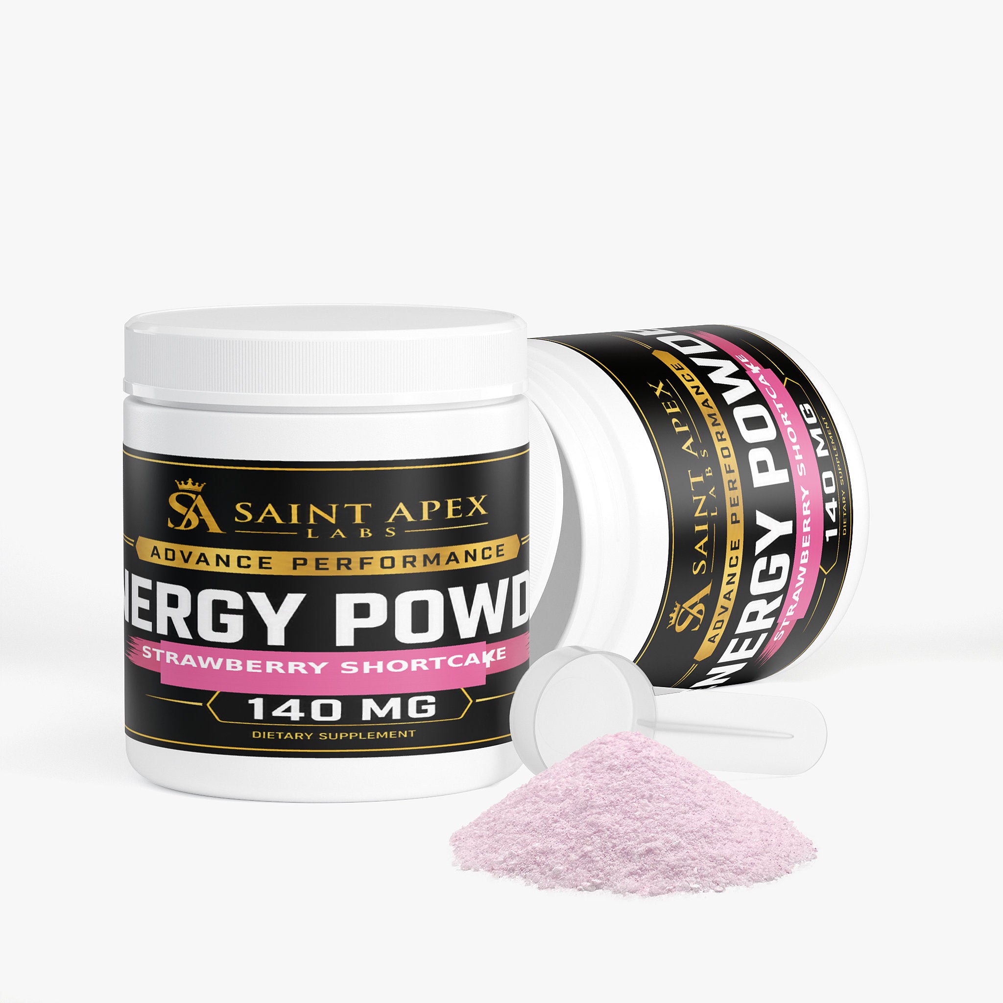 Energy Powder  Sugar Free For Smooth Sustained Focus (Strawberry Shortcake)