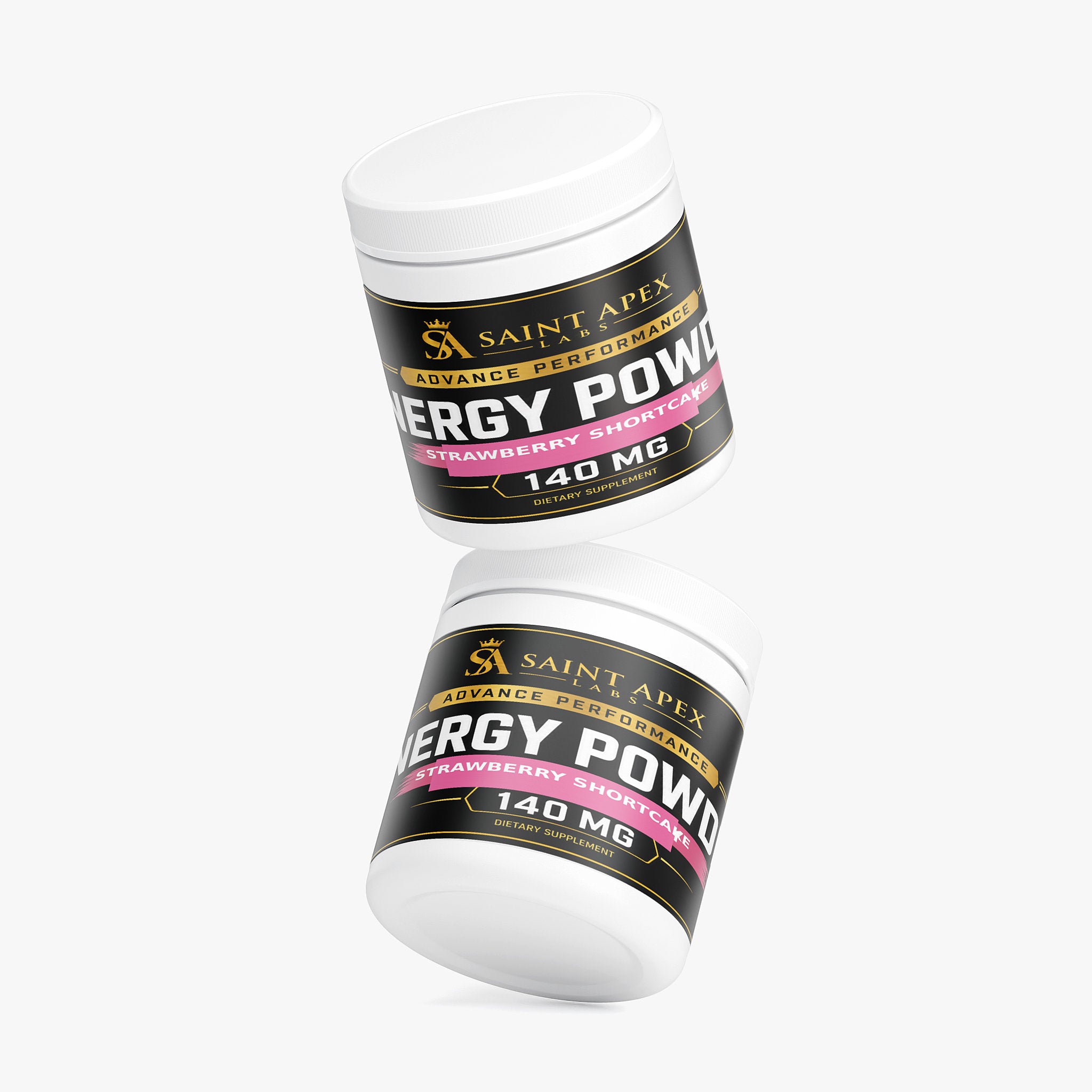 Energy Powder  Sugar Free For Smooth Sustained Focus (Strawberry Shortcake)