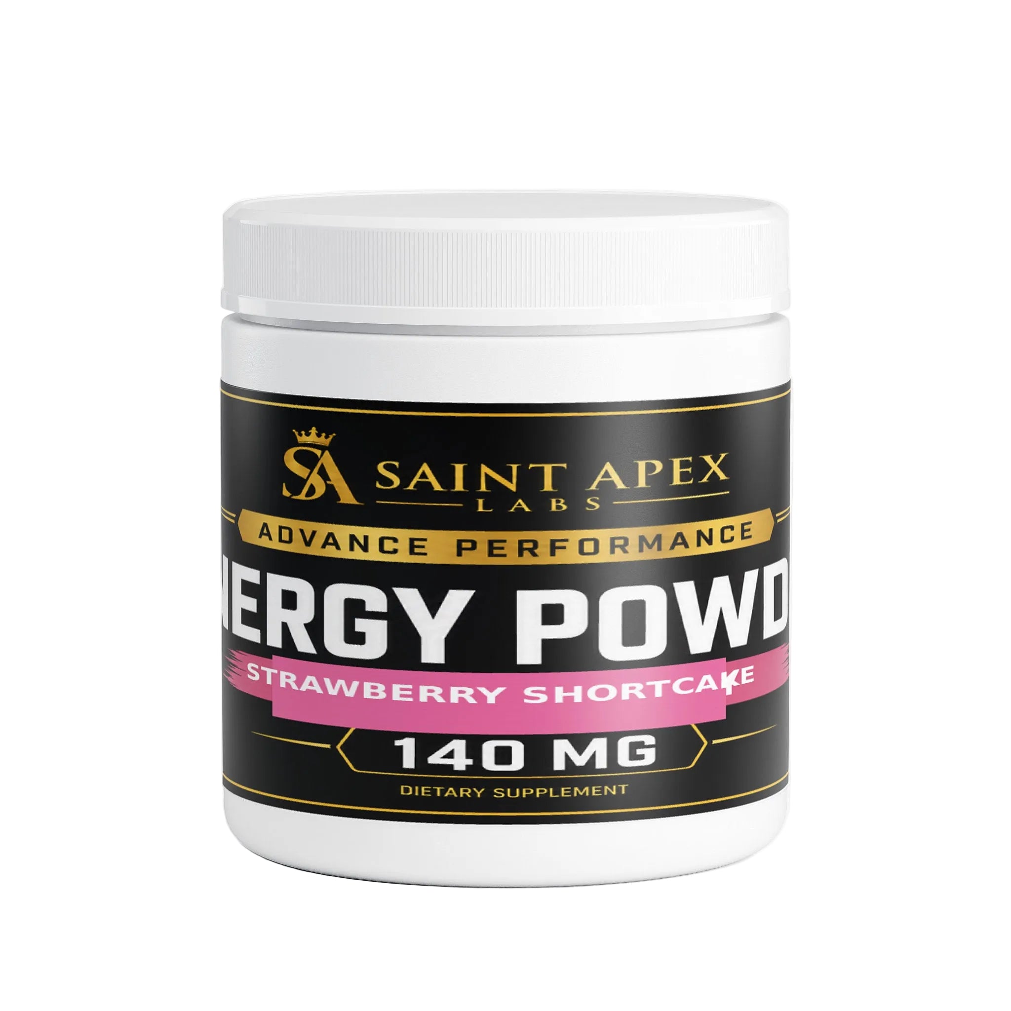 Energy Powder  Sugar Free For Smooth Sustained Focus (Strawberry Shortcake)