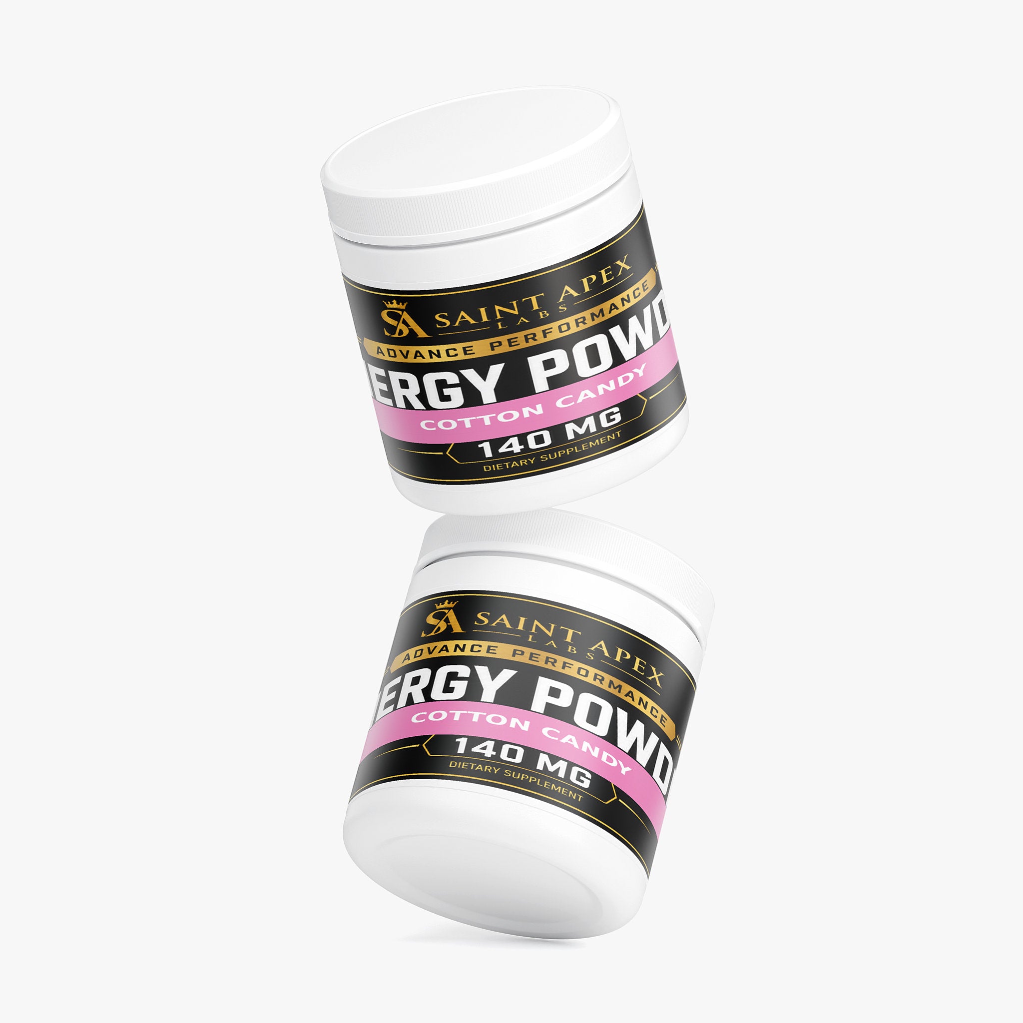 Energy Powder Sugar Free for Focus and Sustained Energy (Cotton Candy)
