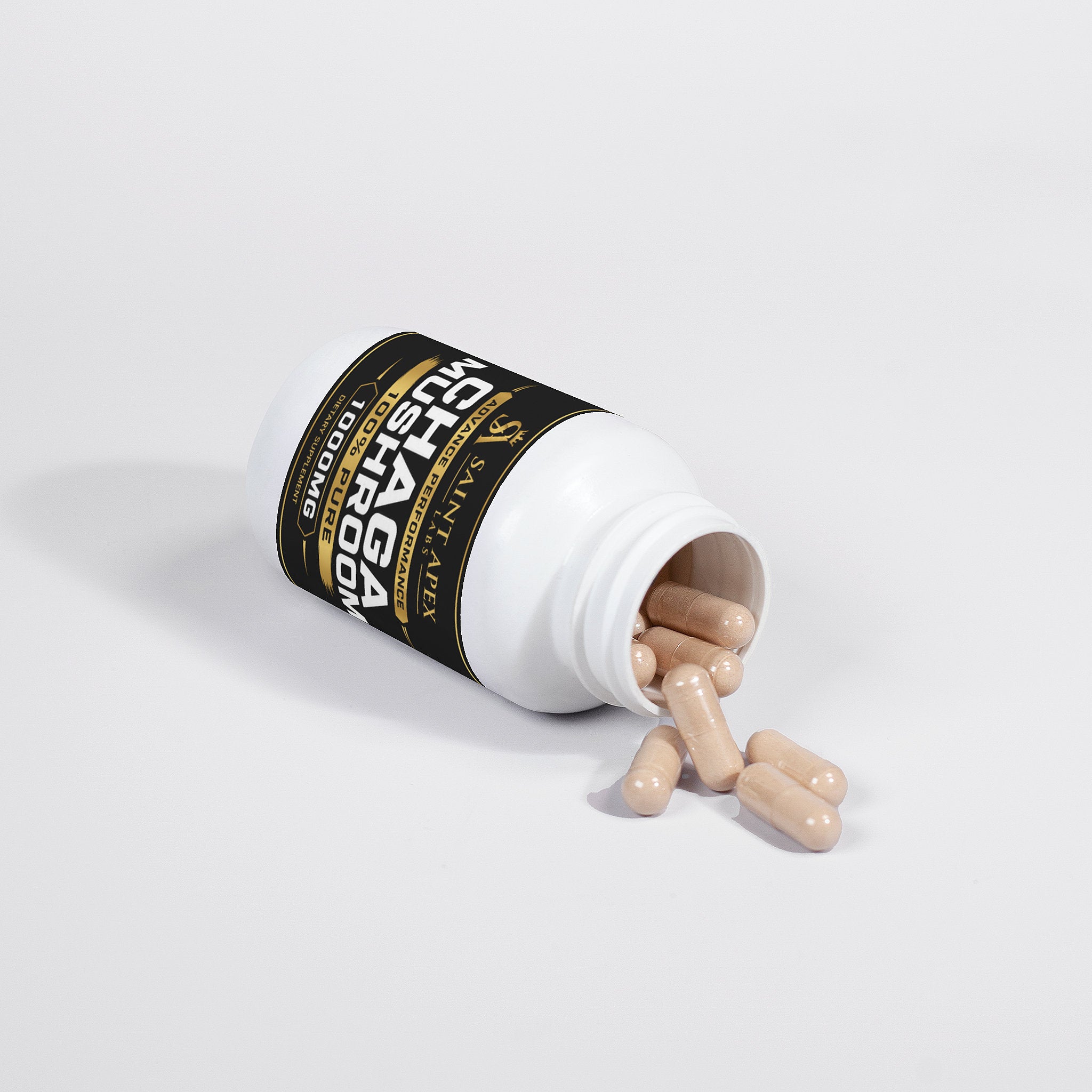 Chaga Mushroom Capsules Immune Support Phytochemical Rich Formula