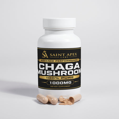 Chaga Mushroom Capsules Immune Support Phytochemical Rich Formula