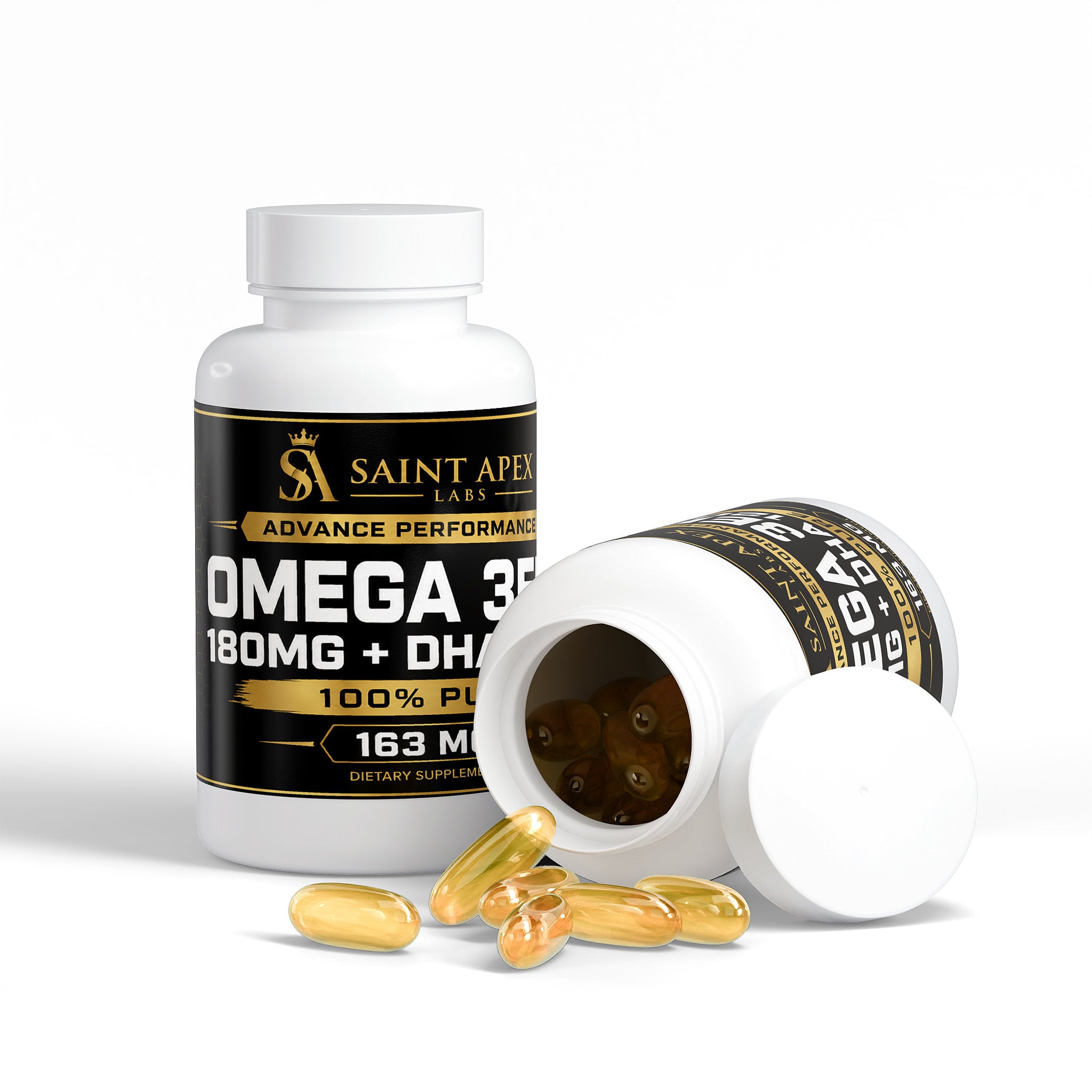 Omega 3 Supplement With 180mg EPA And 120mg DHA For Heart Health