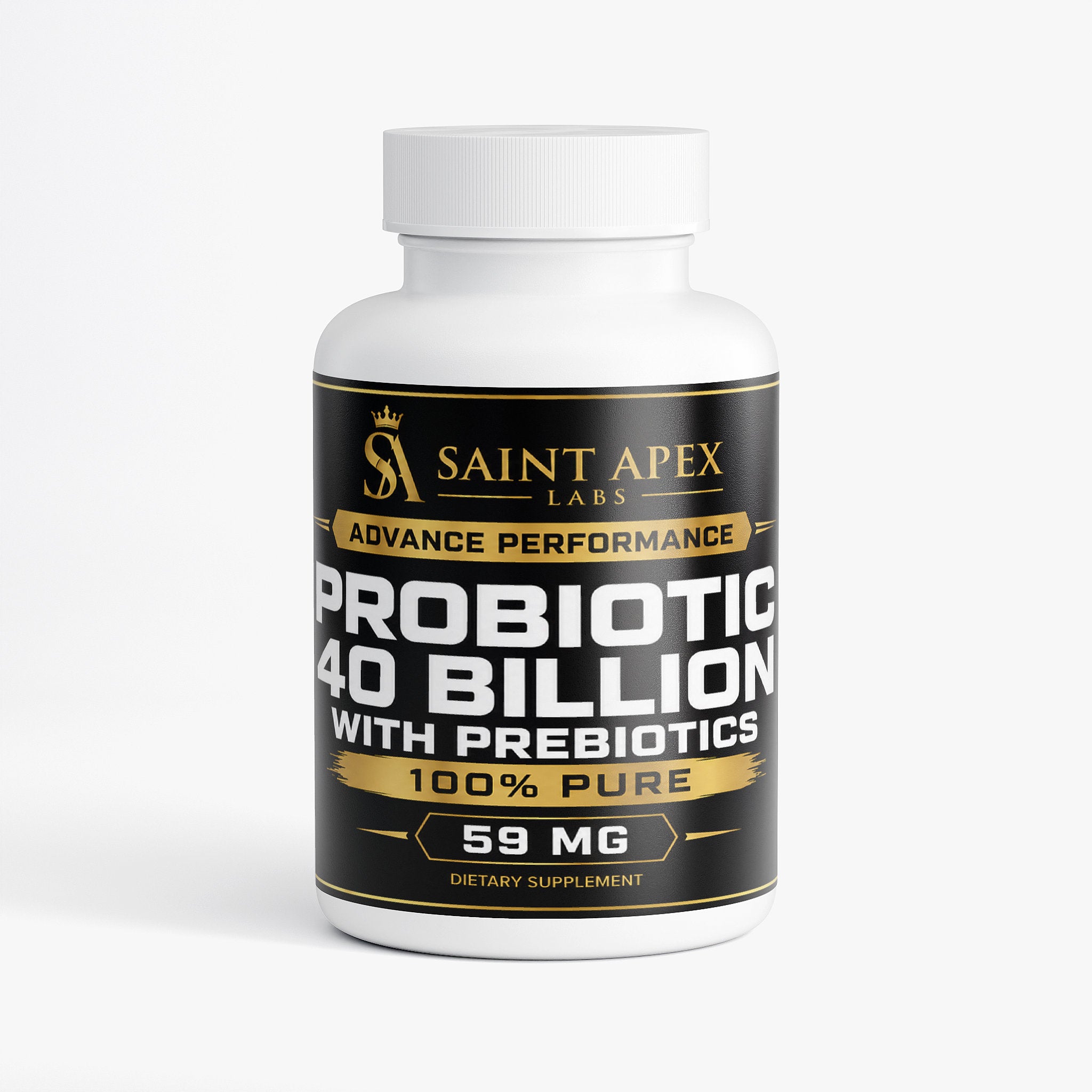 Multi Strain Probiotic 40 Billion With Prebiotics For Gut Health