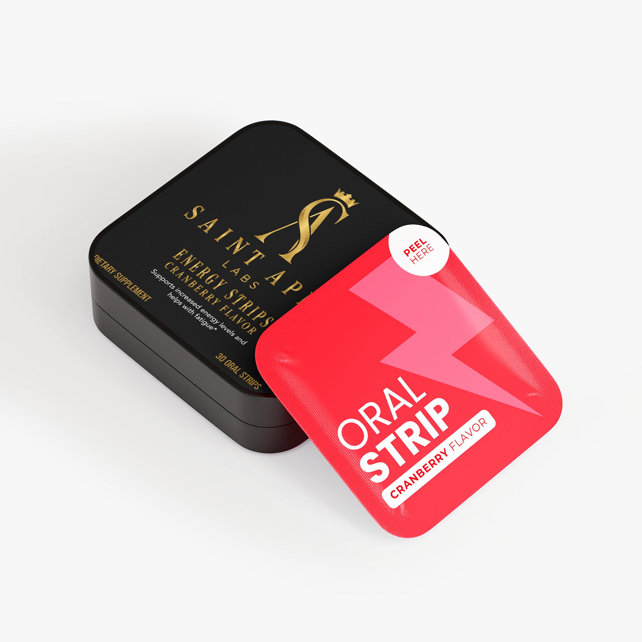 Energy Oral Strips On The Go Fast Acting Energy Boost