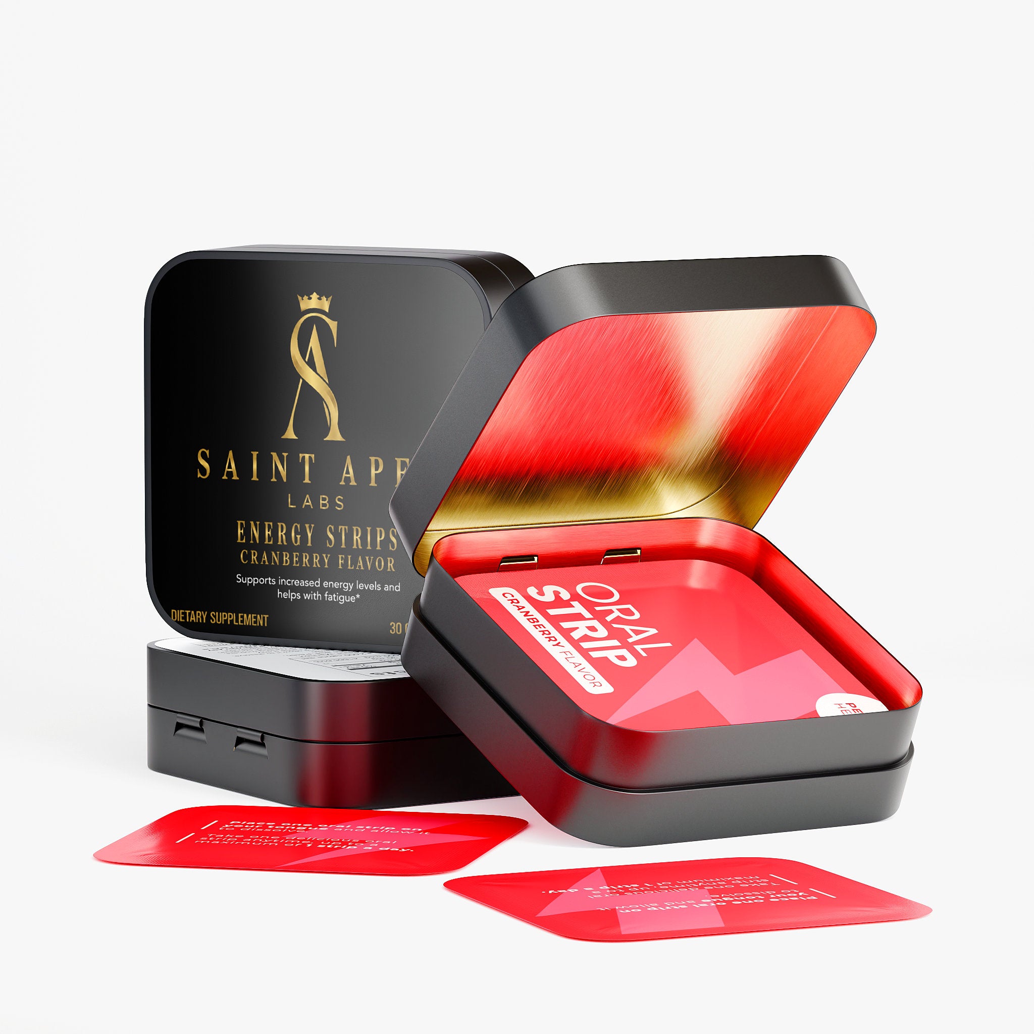 Energy Oral Strips On The Go Fast Acting Energy Boost