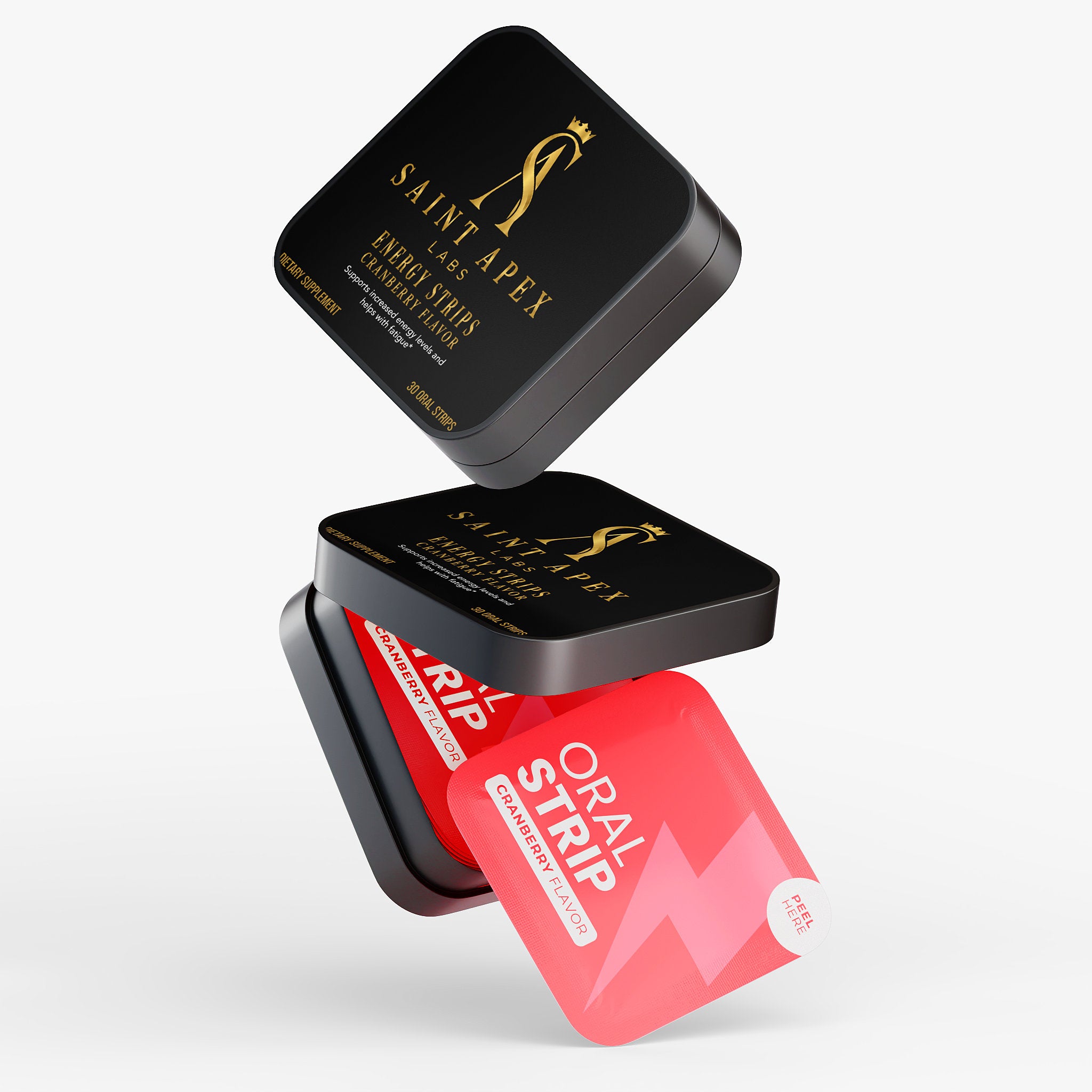 Energy Oral Strips On The Go Fast Acting Energy Boost