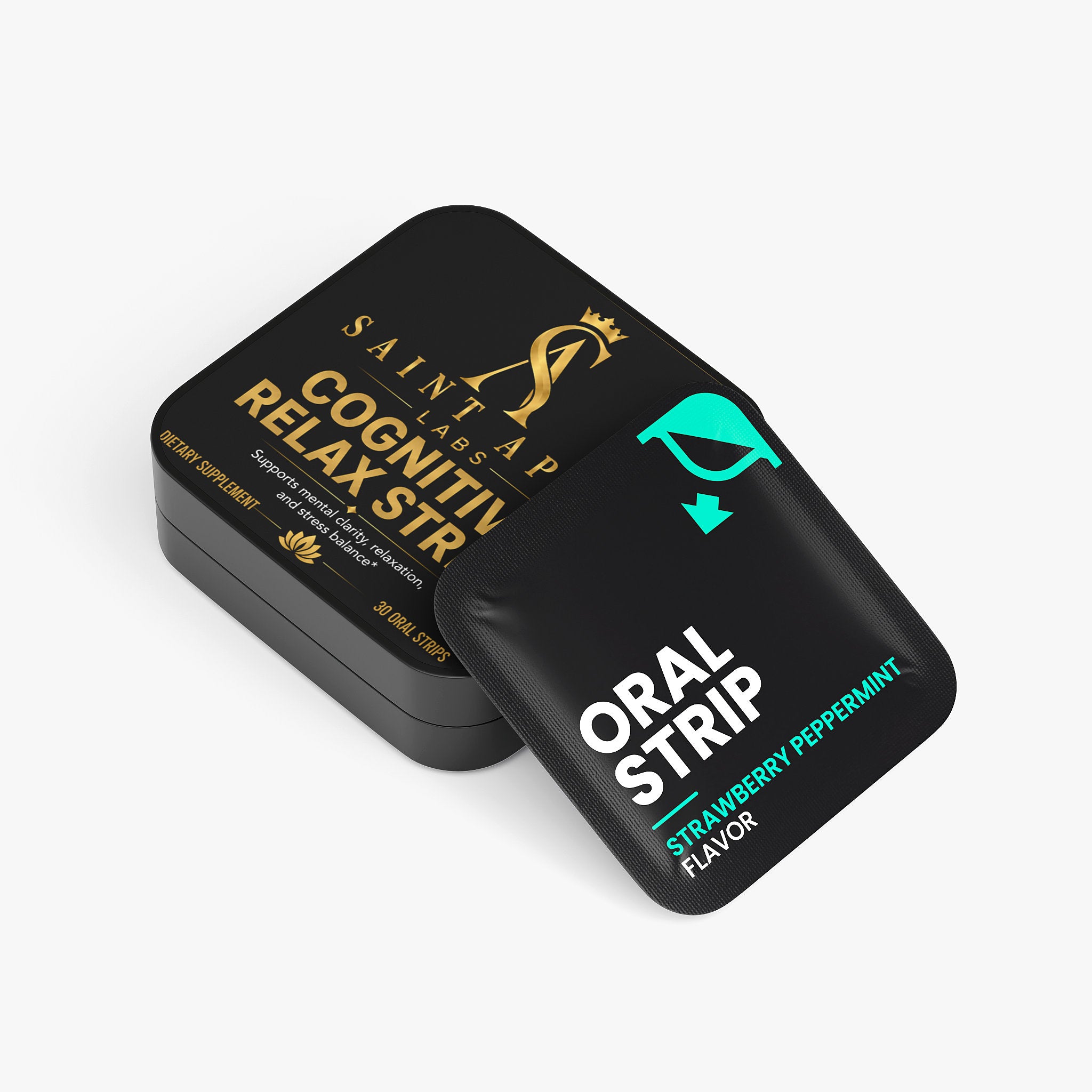 Cognitive Relax Strips With L Theanine GABA And Vitamin B6