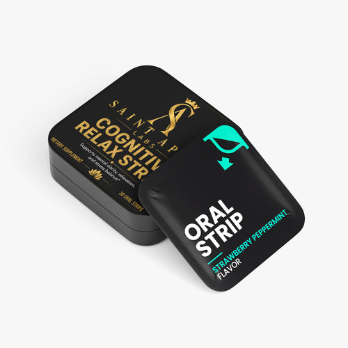 Cognitive Relax Strips With L Theanine GABA And Vitamin B6