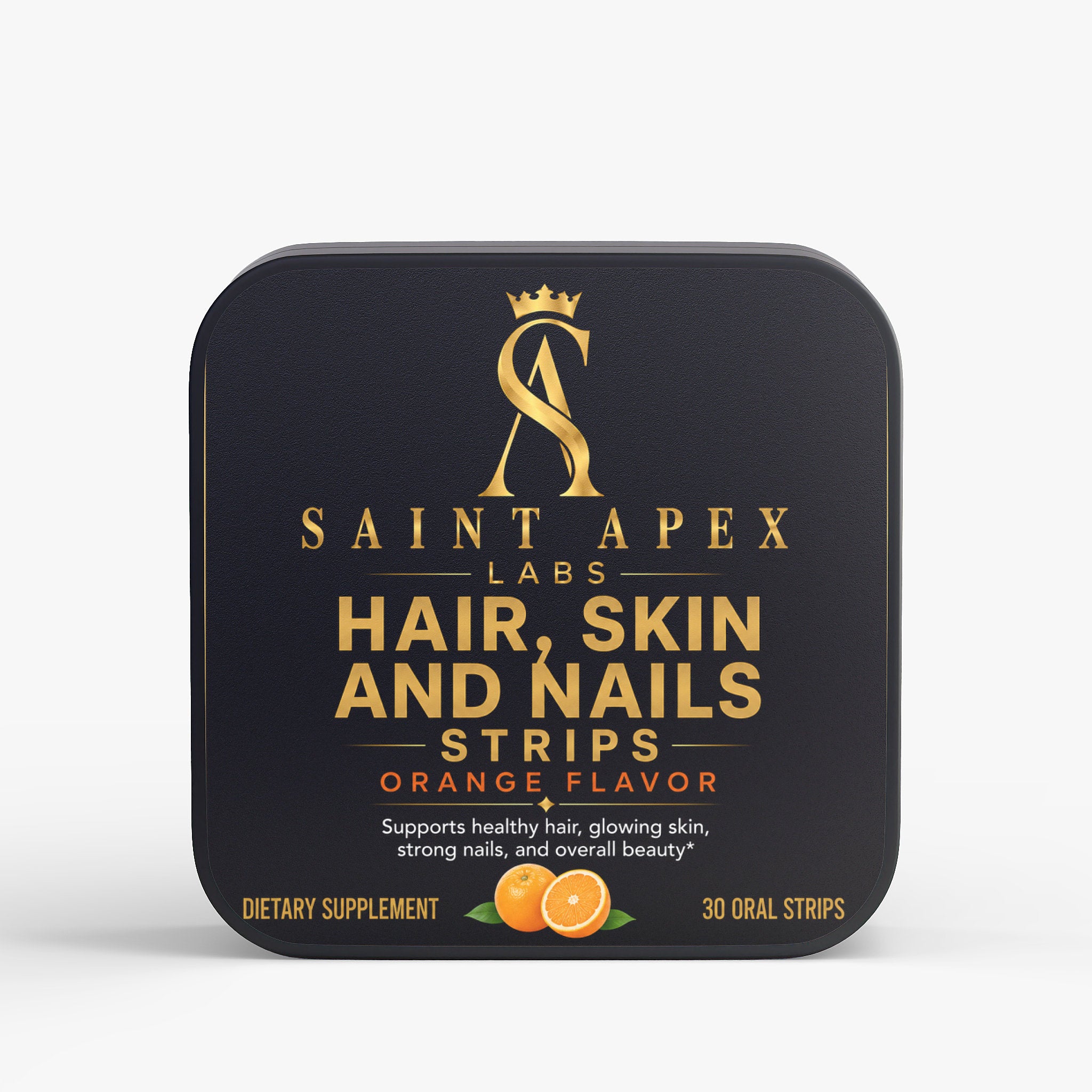 Hair Skin and Nails Strips Nutritional Supplement for Healthy Beauty On the Go