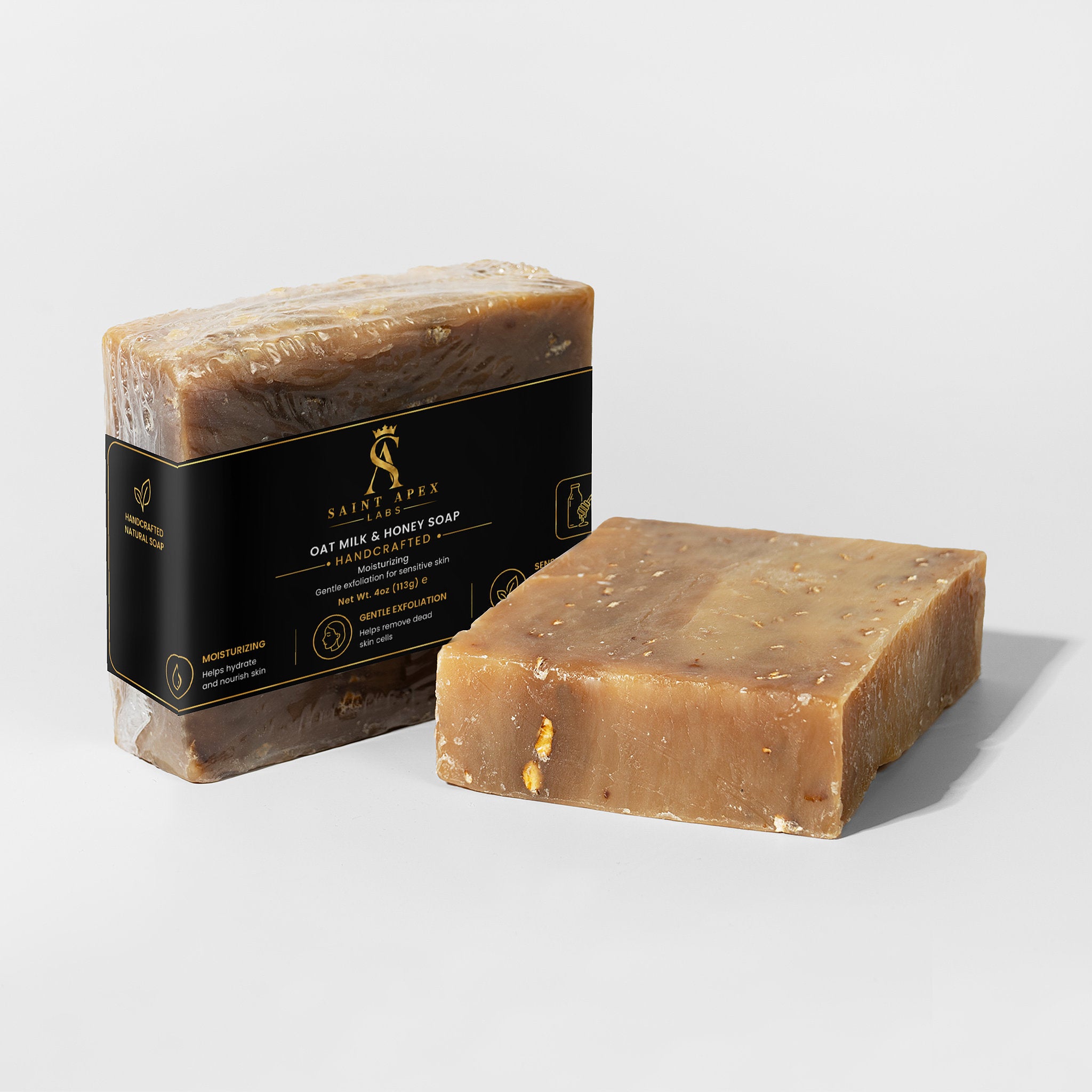 Handmade Oat Milk Honey Goat Milk Soap For Sensitive Skin