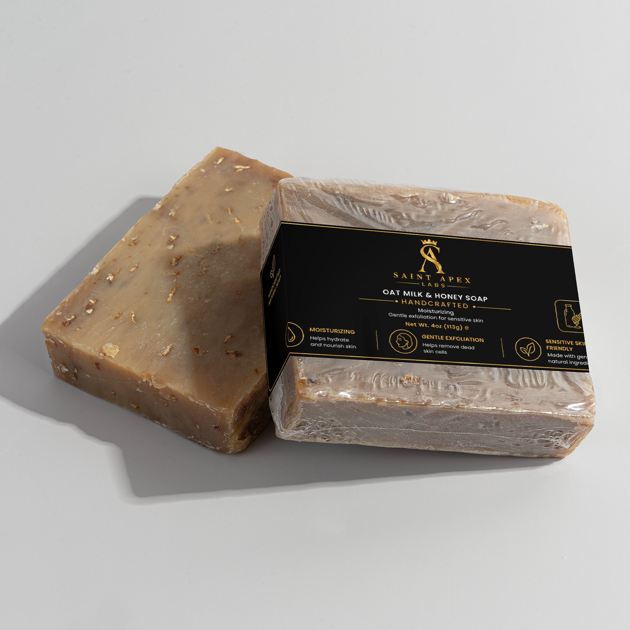Handmade Oat Milk Honey Goat Milk Soap For Sensitive Skin