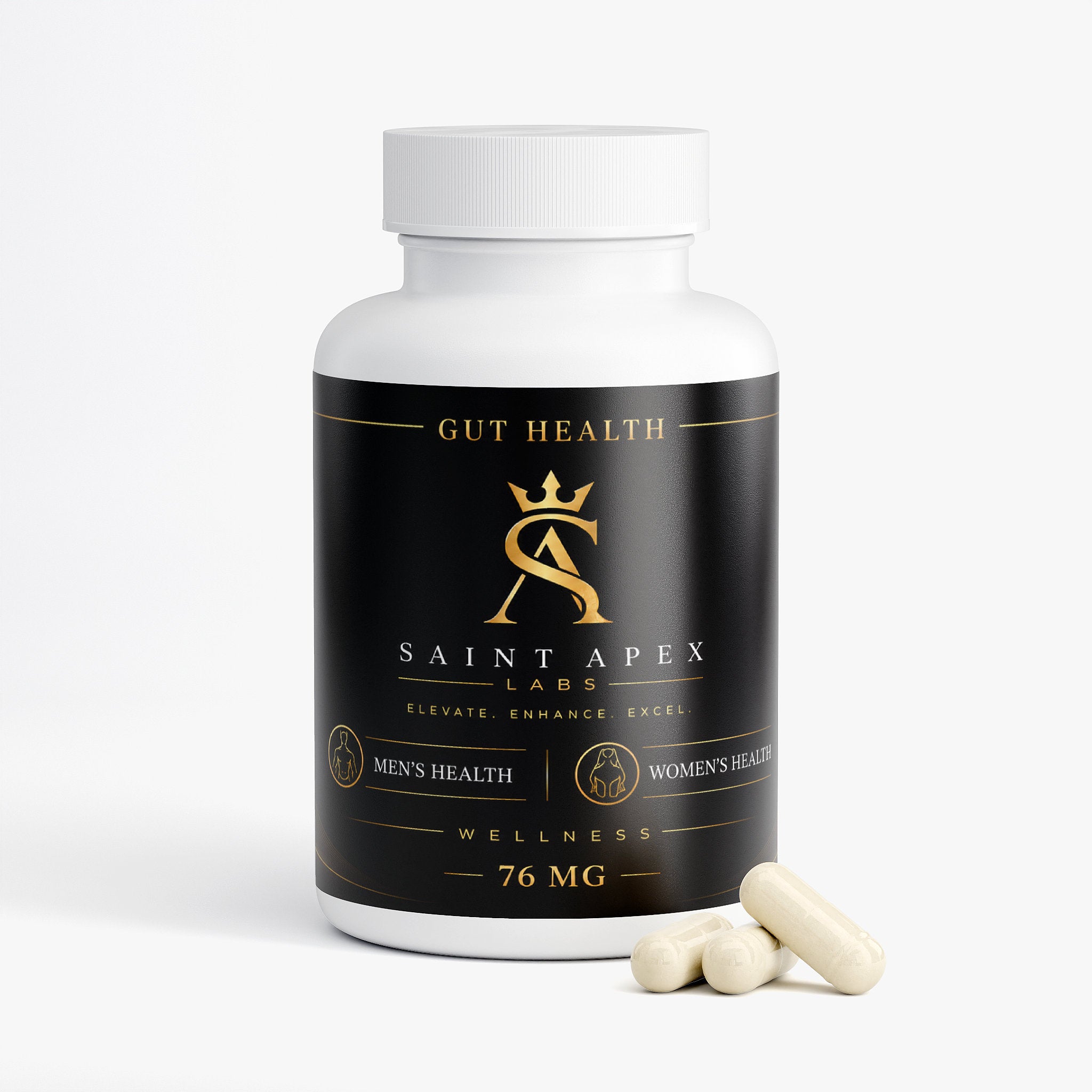 Gut Health Supplement With Apple Cider Vinegar And Inulin Prebiotic Fiber