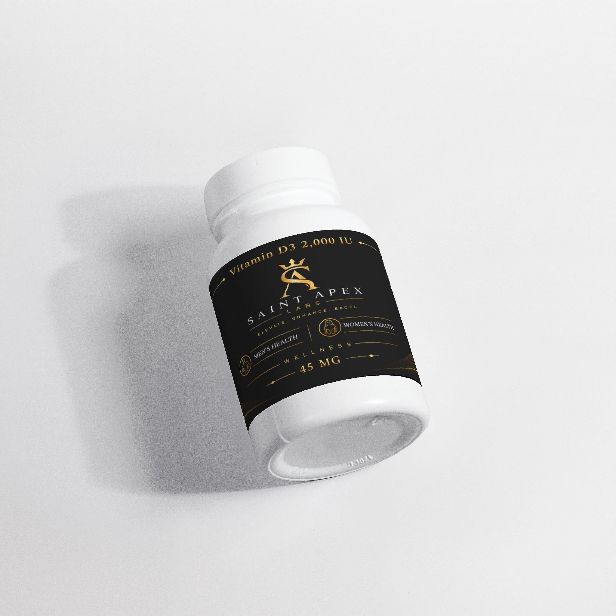 Vitamin D3 2000 IU High Potency Bone Health Supplement