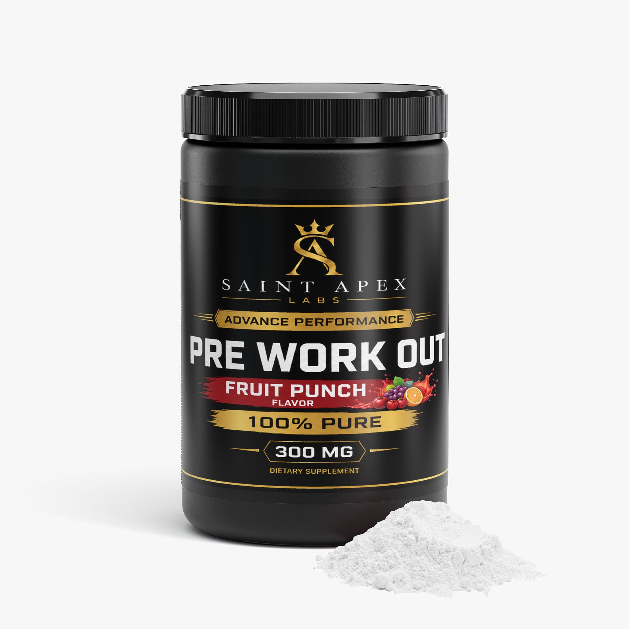Pre Workout - Nitric Shock  Powder Fruit Punch for Energy and Endurance
