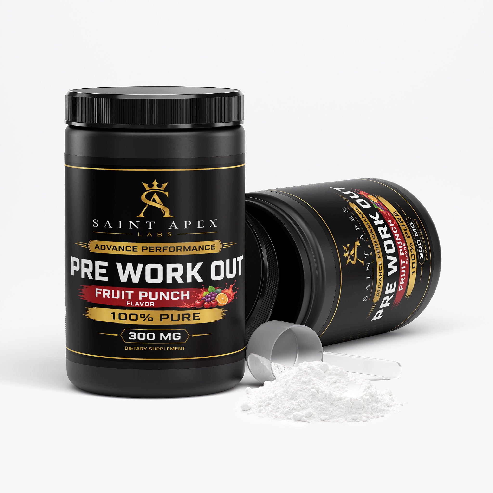 Pre Workout - Nitric Shock  Powder Fruit Punch for Energy and Endurance
