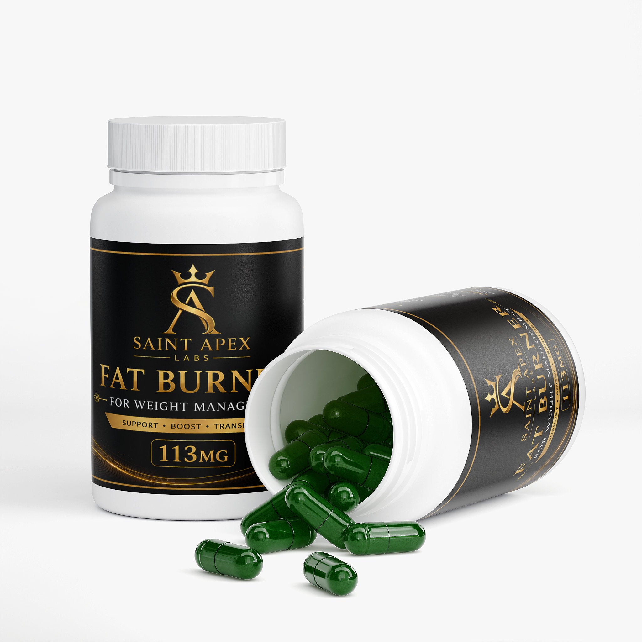 Fat Burner With MCT And Vitamins For Metabolic Support And Weight Loss