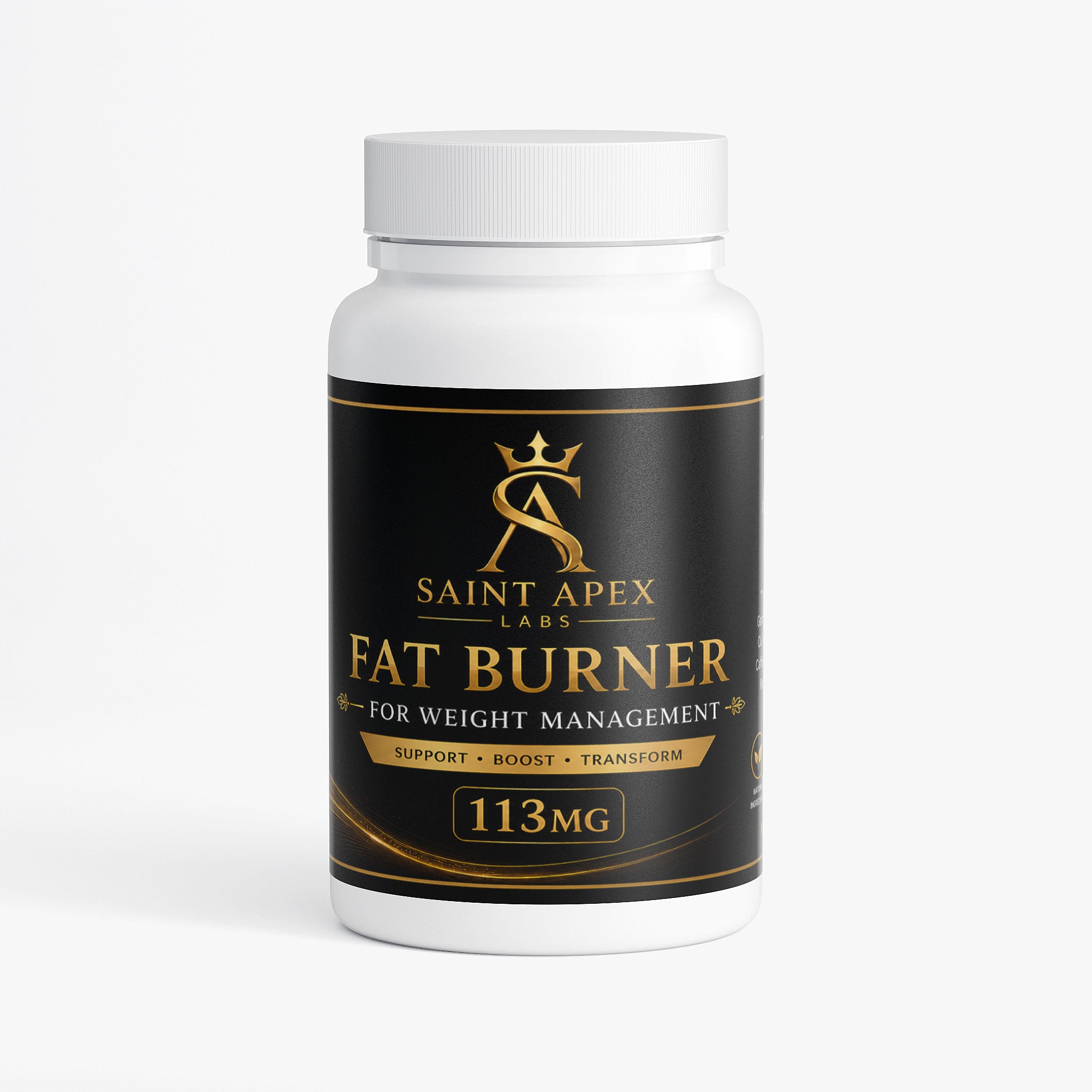 Fat Burner With MCT And Vitamins For Metabolic Support And Weight Loss