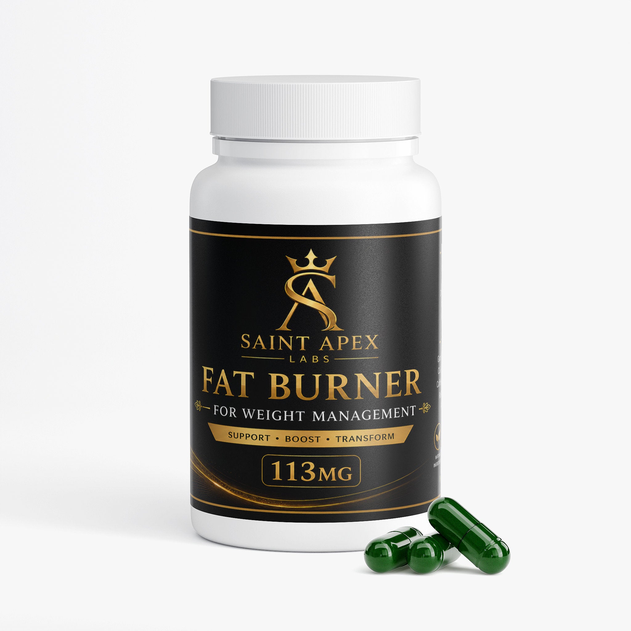Fat Burner With MCT And Vitamins For Metabolic Support And Weight Loss