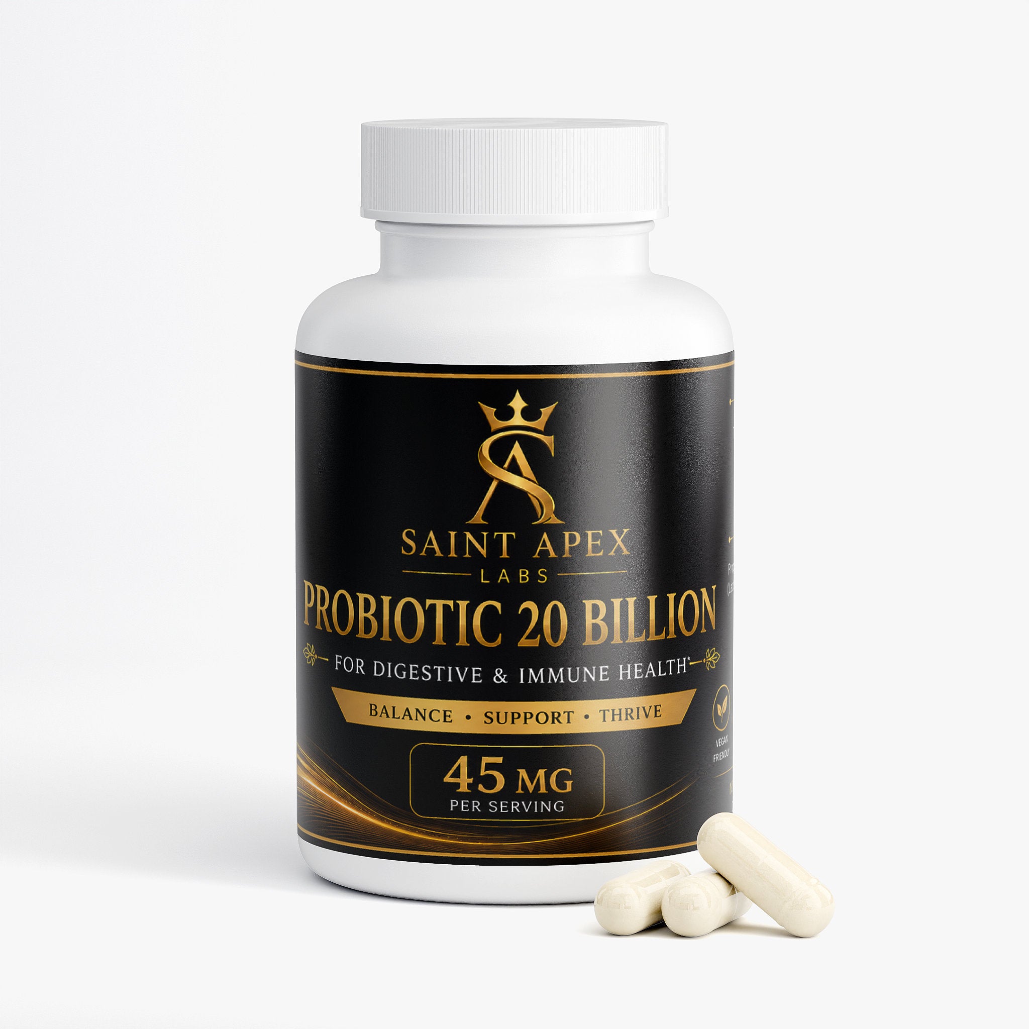 Probiotic 20 Billion CFU For Digestive And Immune Health