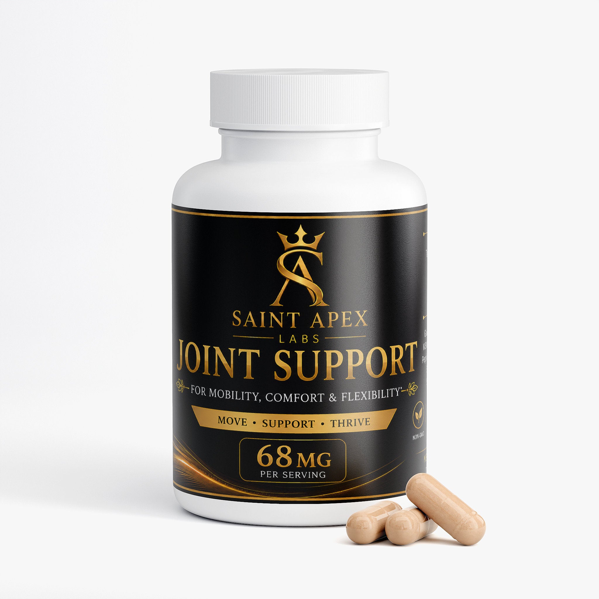 Joint Support with MSM Glucosamine HCl Turmeric Boswellia Serrata