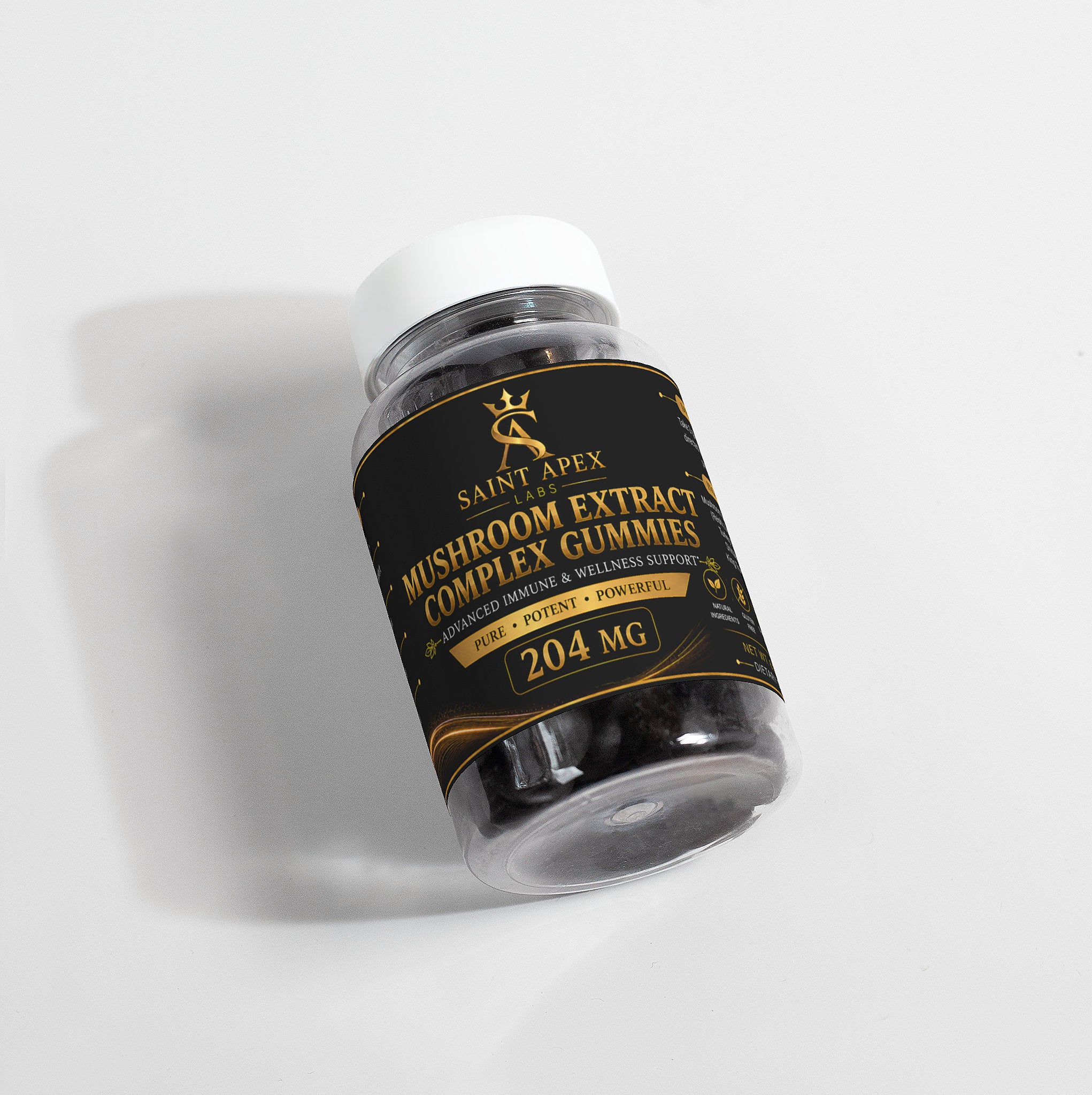 Mushroom Extract Complex Gummies For Immune Support And Wellness