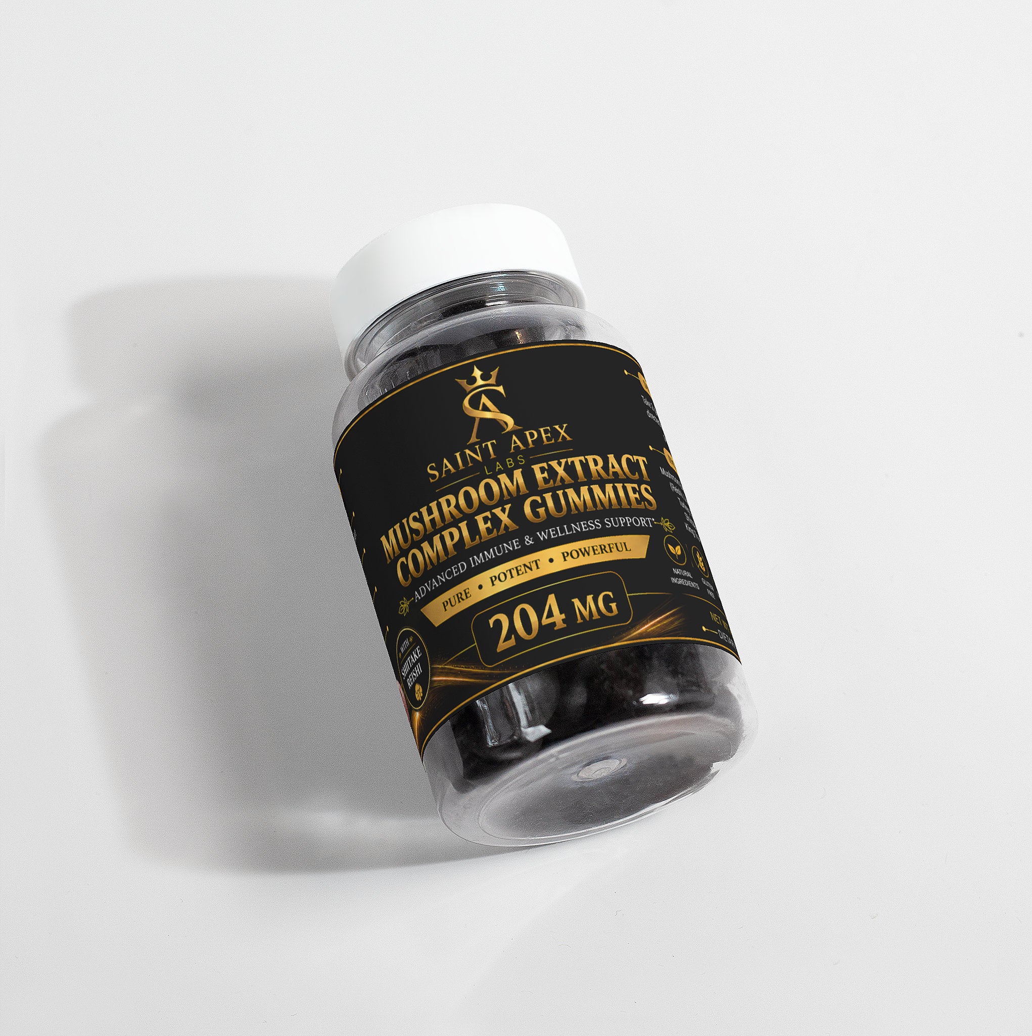 Mushroom Extract Complex Gummies With Maitake Shiitake Reishi Cordyceps