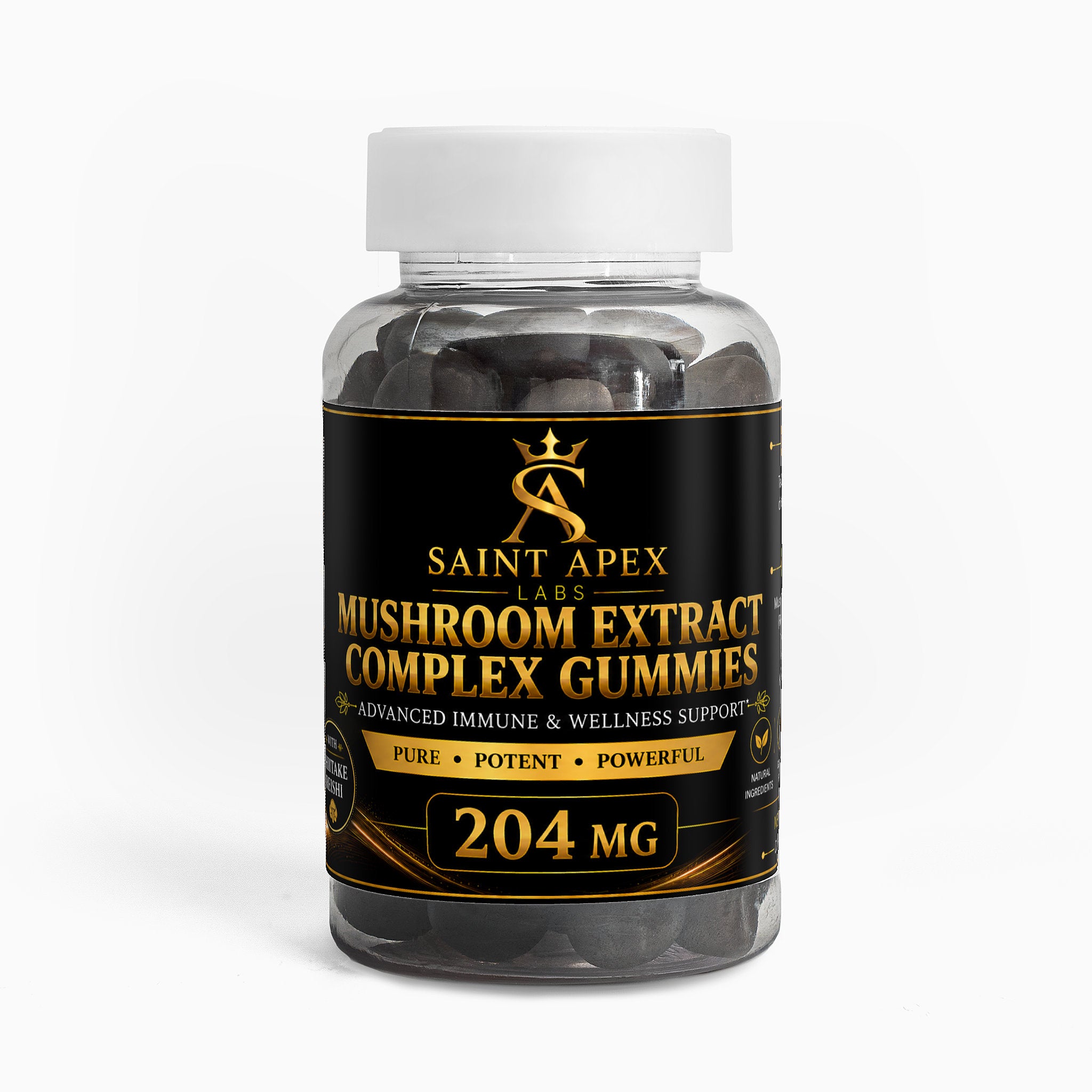 Mushroom Extract Complex Gummies With Maitake Shiitake Reishi Cordyceps