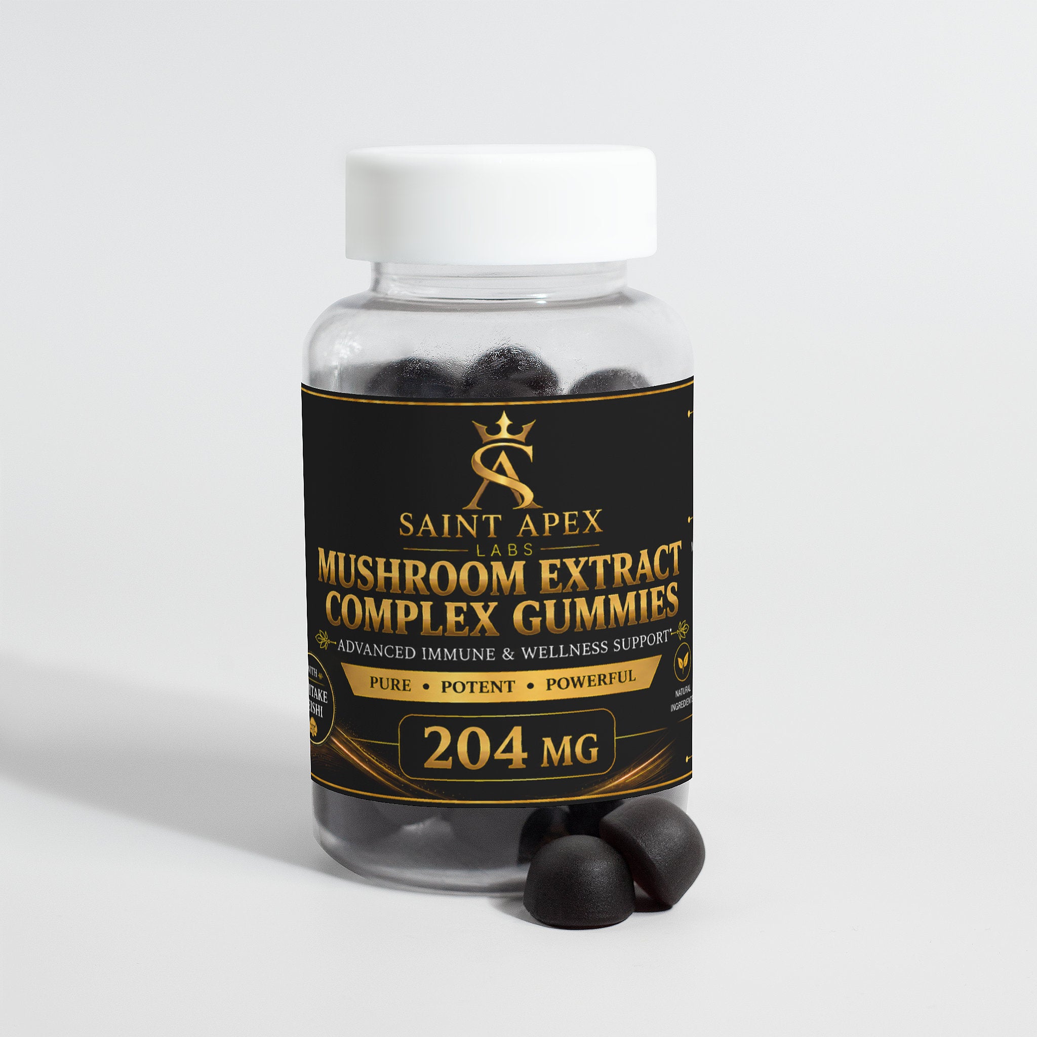 Mushroom Extract Complex Gummies With Maitake Shiitake Reishi Cordyceps