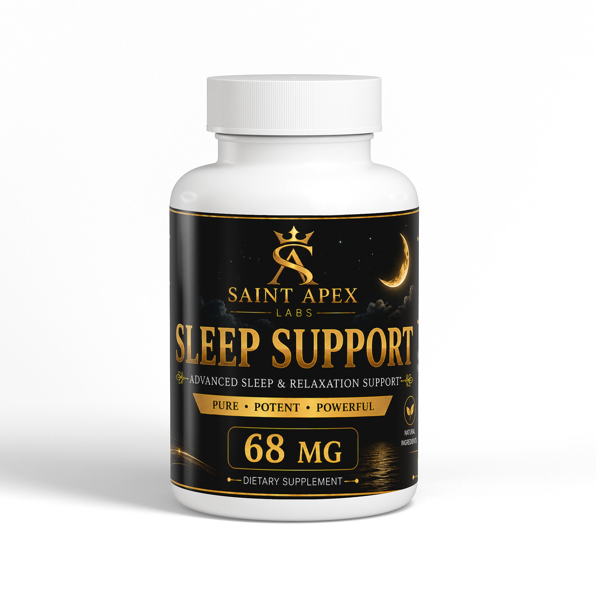 Sleep Support Magnesium Citrate Vitamin B6 Melatonin Restful Night