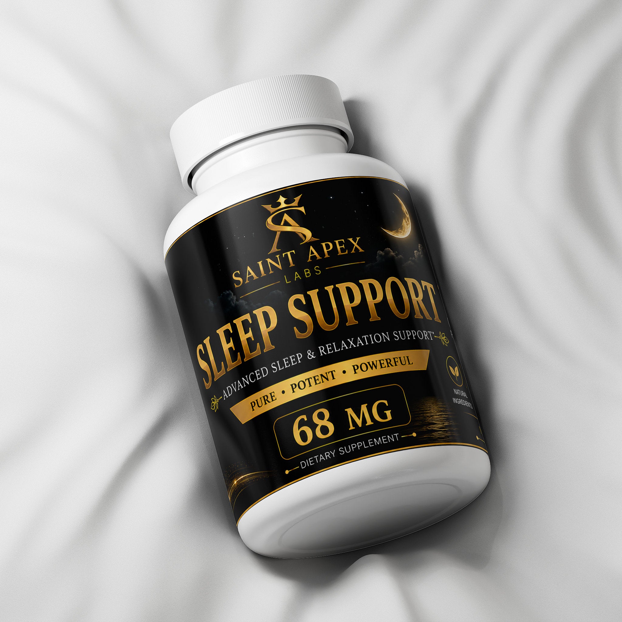 Sleep Support Magnesium Citrate Vitamin B6 Melatonin Restful Night