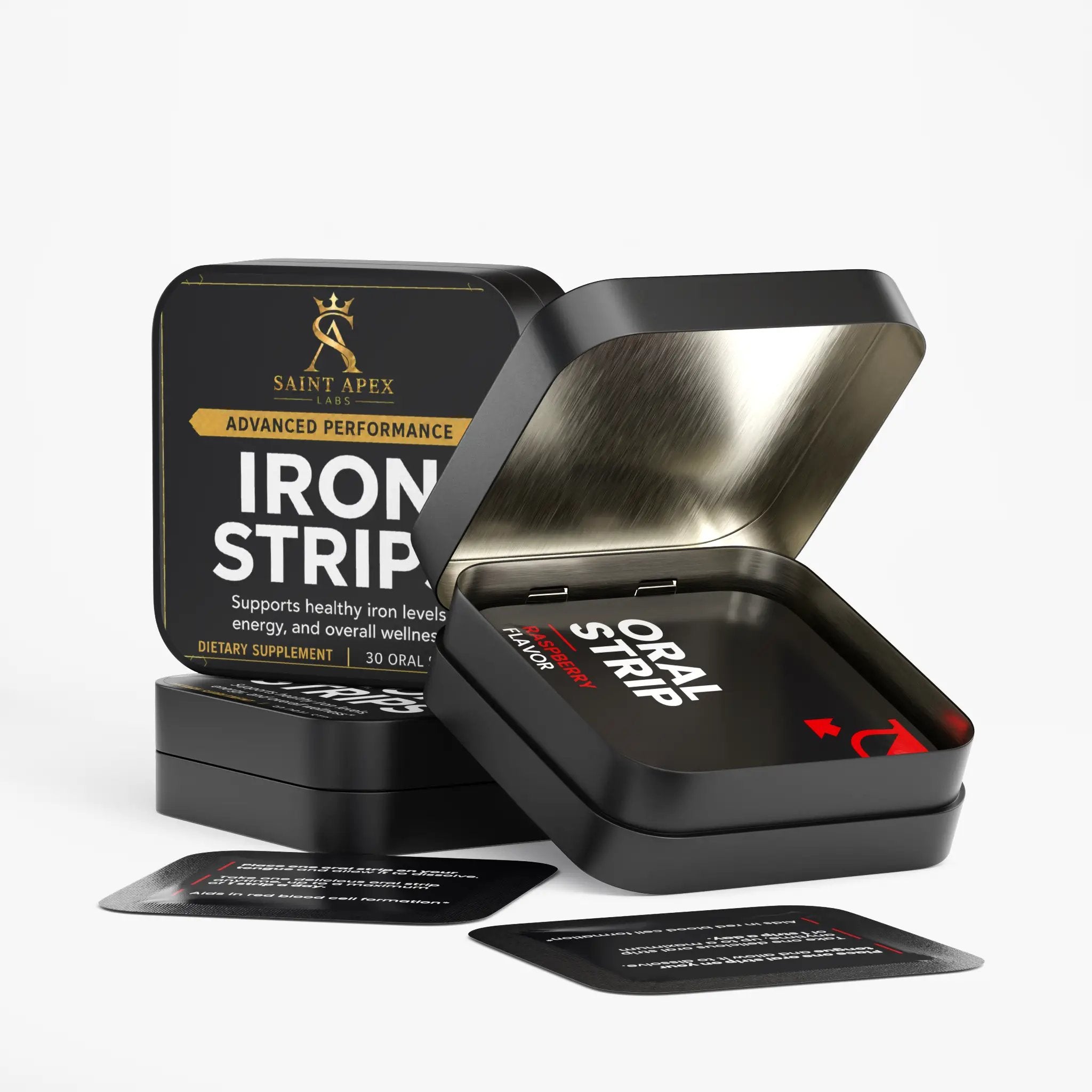Iron Strips Gentle Iron Supplement for Everyday Energy and Vitality by Supliful