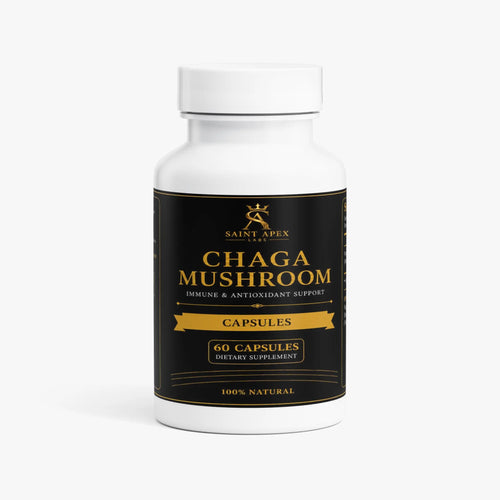Chaga Mushroom Capsules Immune Support Phytochemical Rich Formula by Supliful