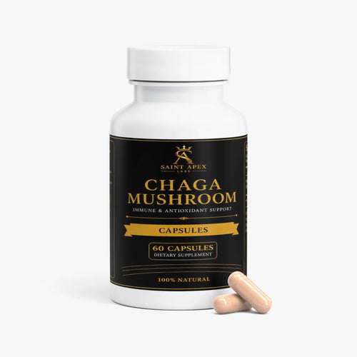 Chaga Mushroom Capsules Immune Support Phytochemical Rich Formula by Supliful