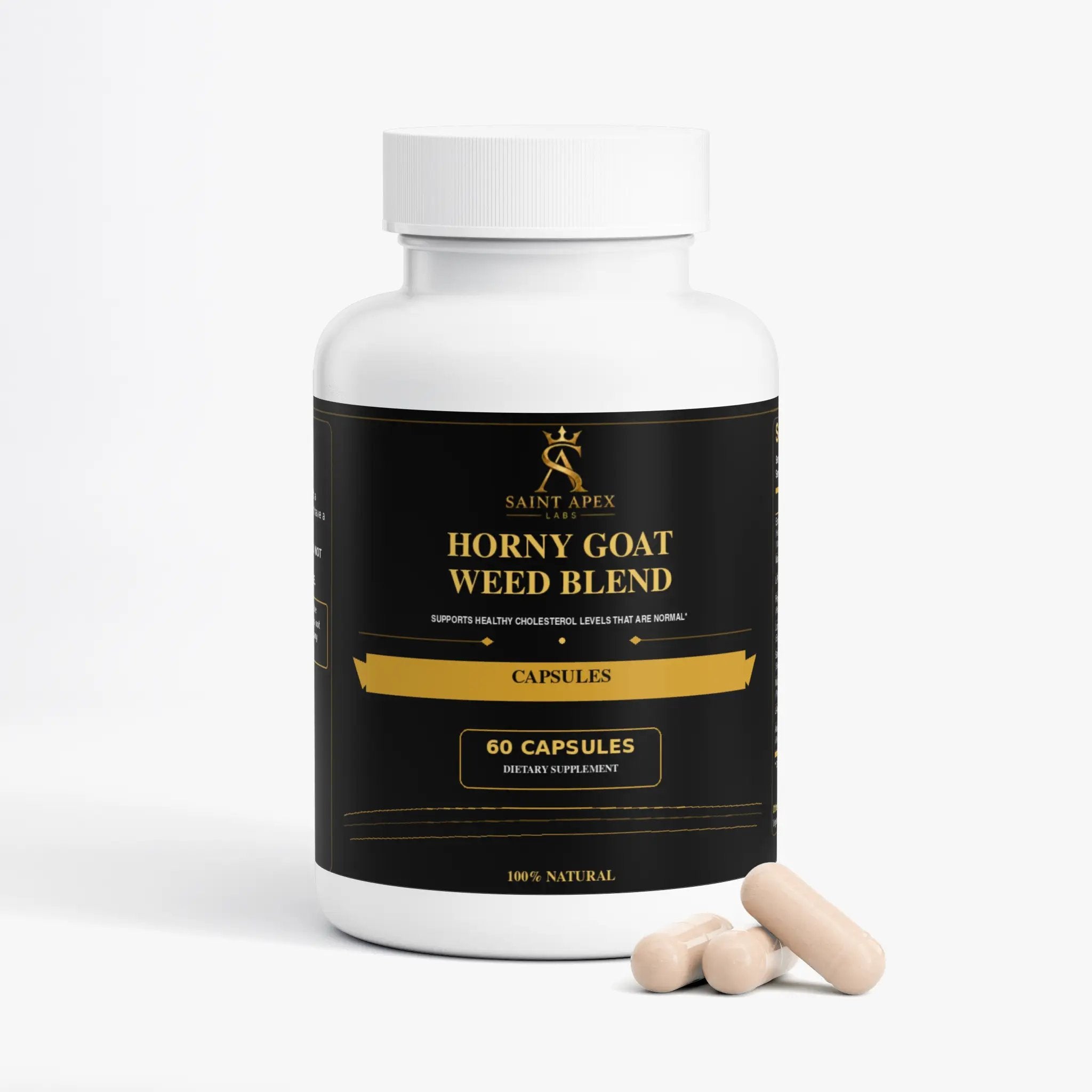 Horny Goat Weed Blend With Maca Root Mucuna And L Arginine For Sexual Health by Supliful