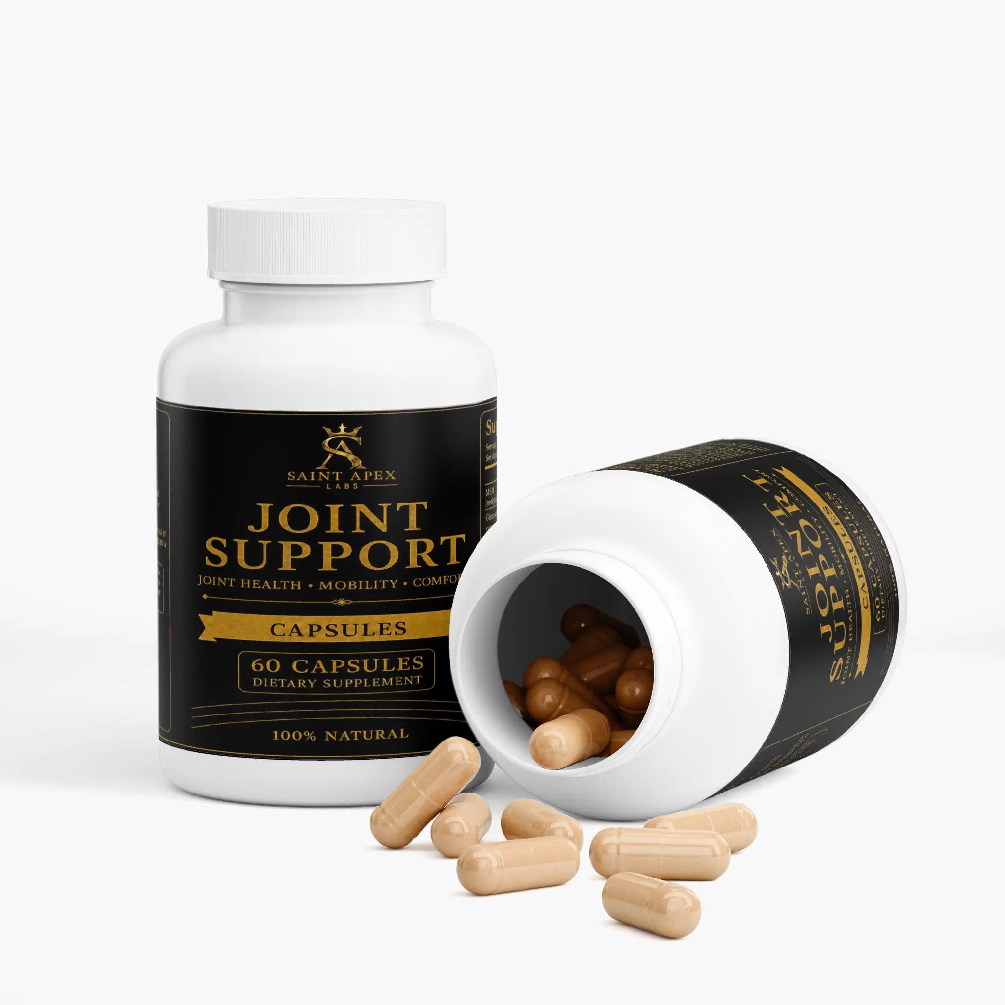 Joint Support with MSM Glucosamine HCl Turmeric Boswellia Serrata by Supliful