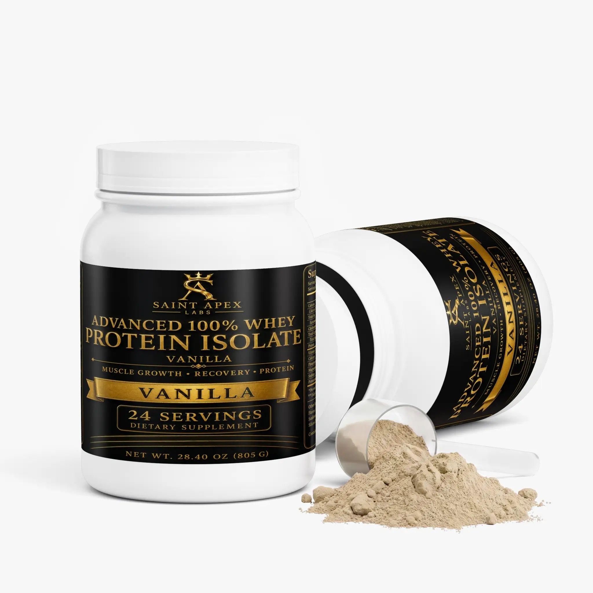Whey Protein Advanced 100% Isolate Vanilla Protein Powder by Supliful
