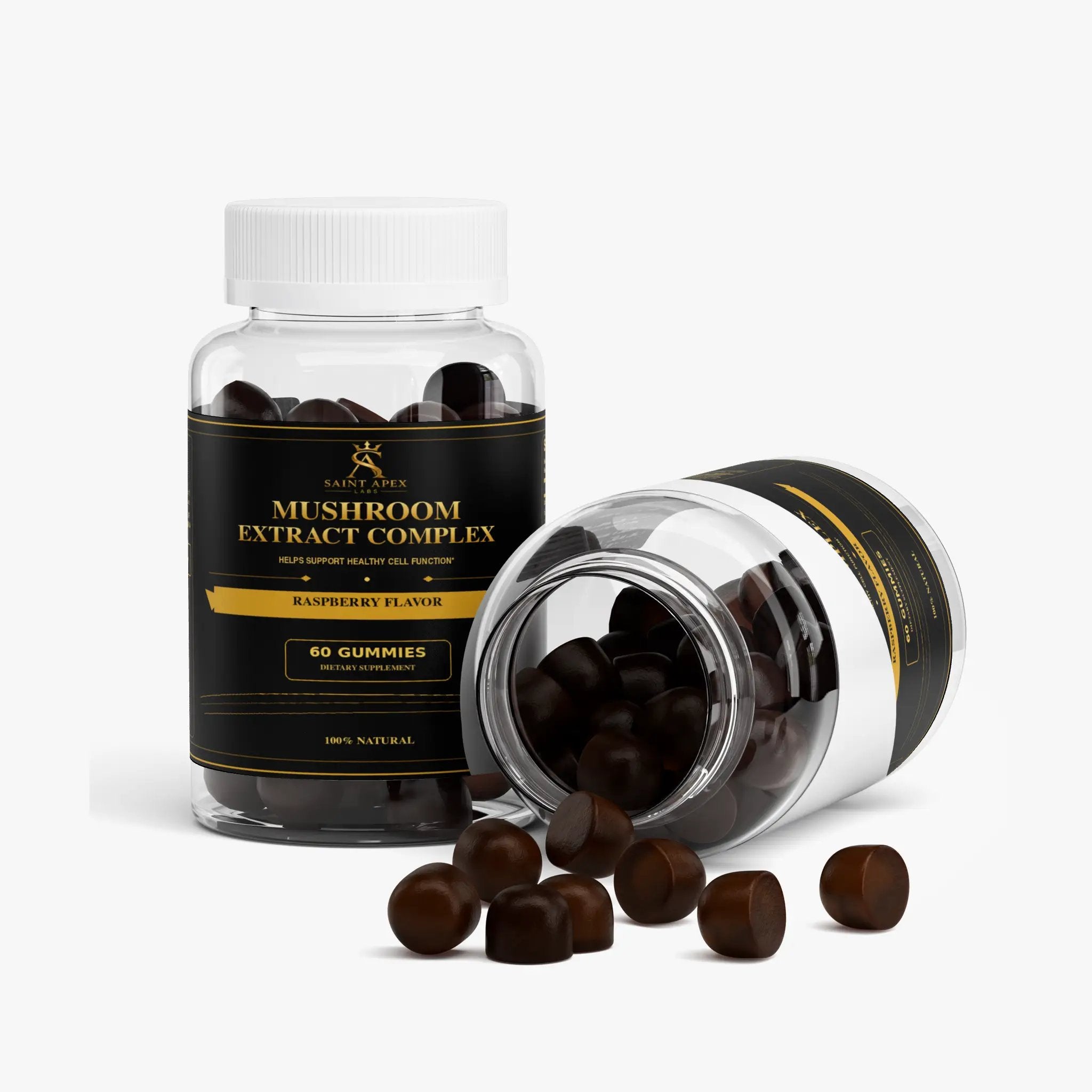 Mushroom Extract Complex Gummies With Maitake Shiitake Reishi Cordyceps by Supliful
