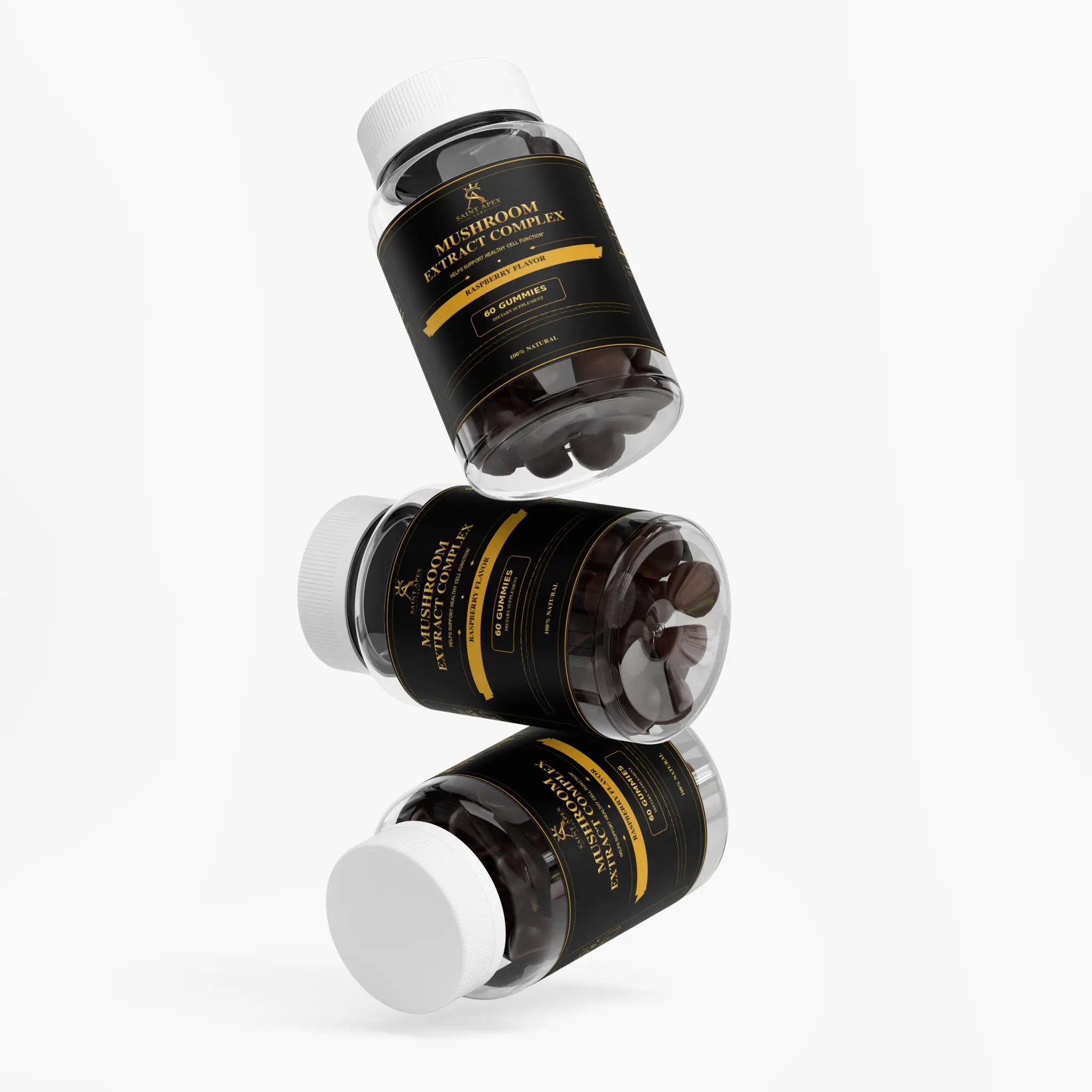 Mushroom Extract Complex Gummies With Maitake Shiitake Reishi Cordyceps by Supliful