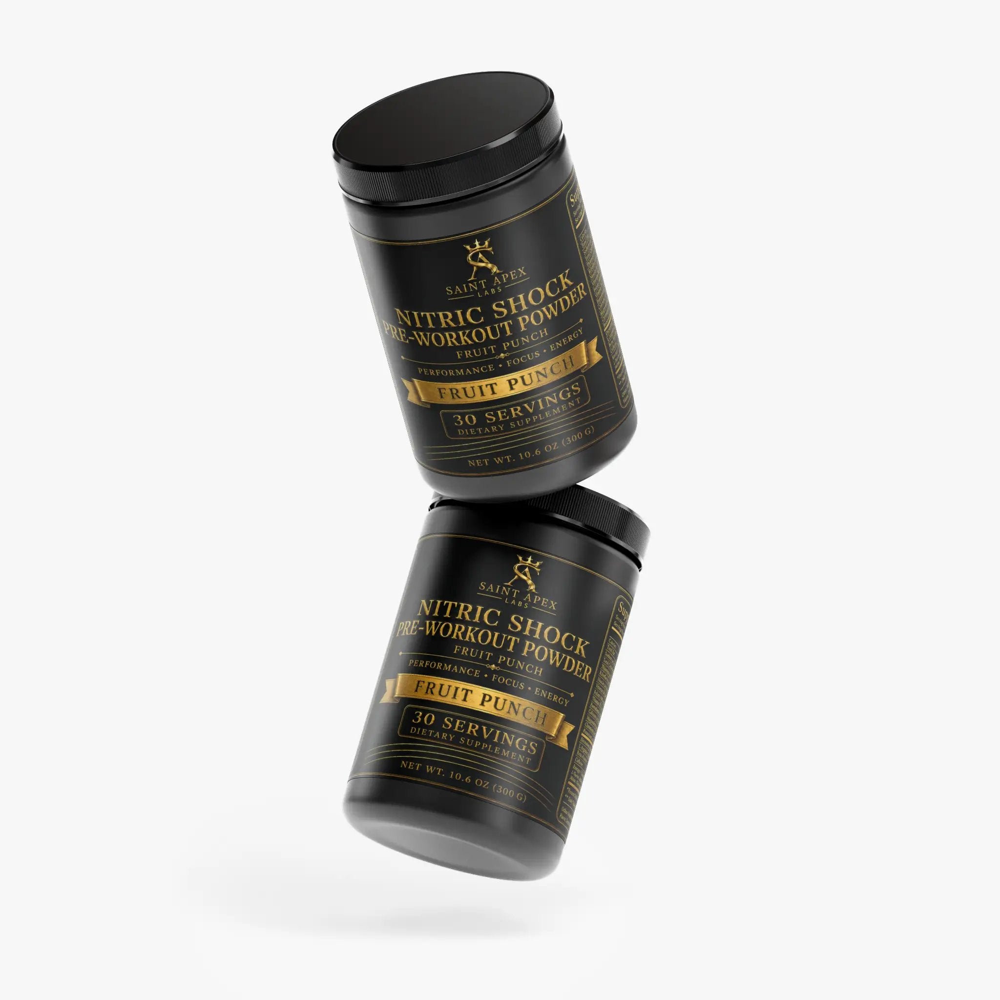 Pre Workout - Nitric Shock Powder Fruit Punch for Energy and Endurance by Supliful