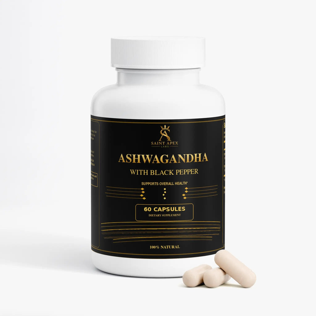 Ashwagandha Herbal Adaptogen Supplement For Stress Support And Wellness by Supliful