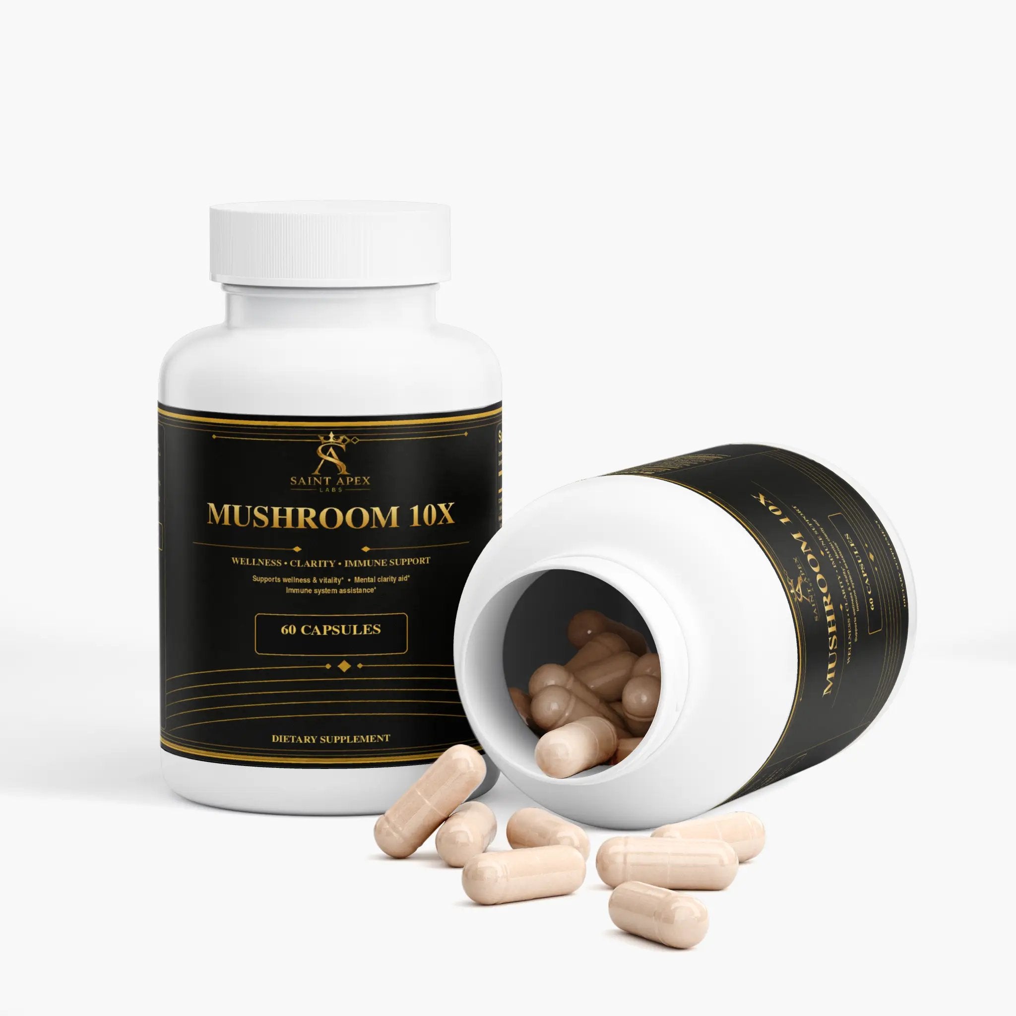 Mushroom Complex 10X Immune Support and Brain Function by Supliful