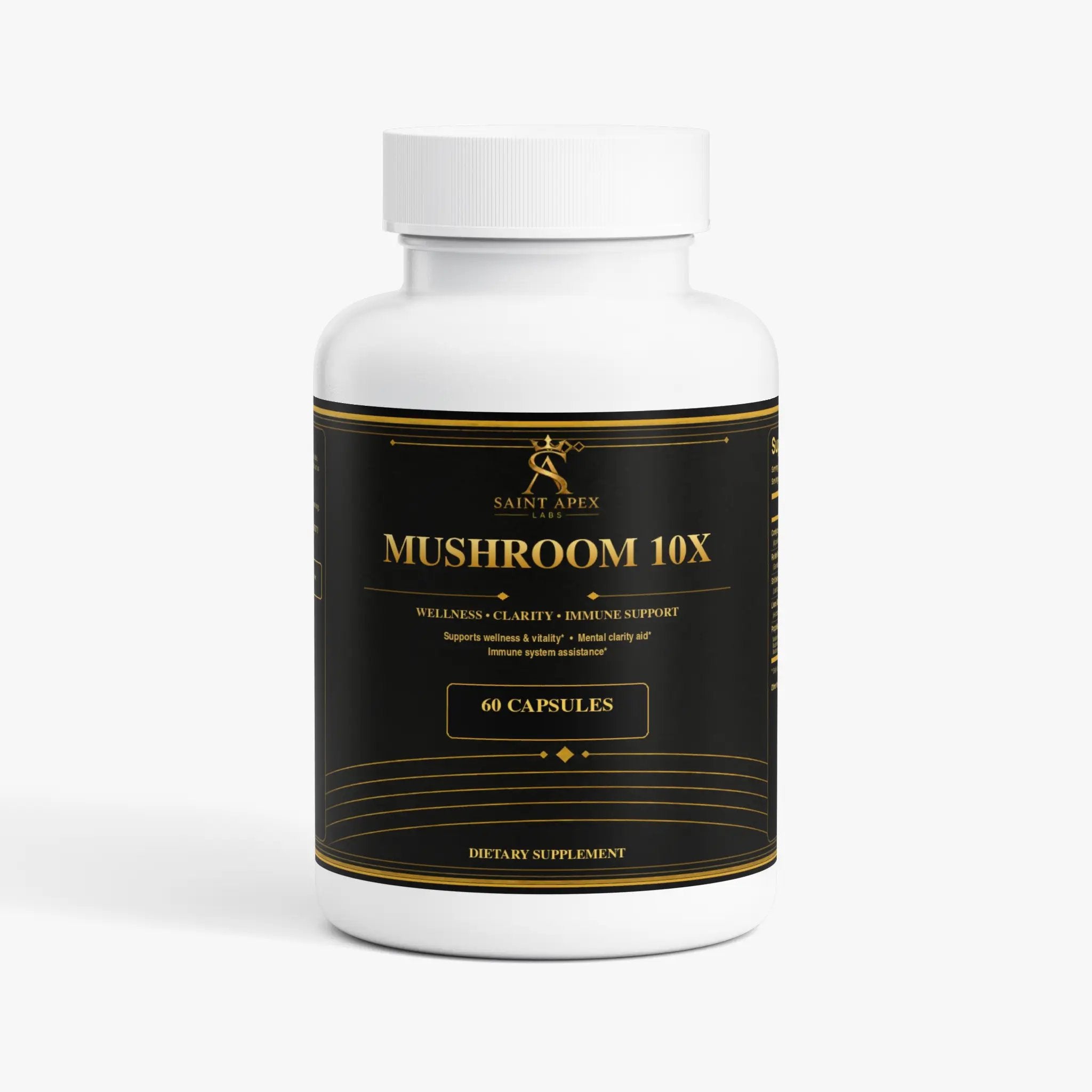 Mushroom Complex 10X Immune Support and Brain Function by Supliful