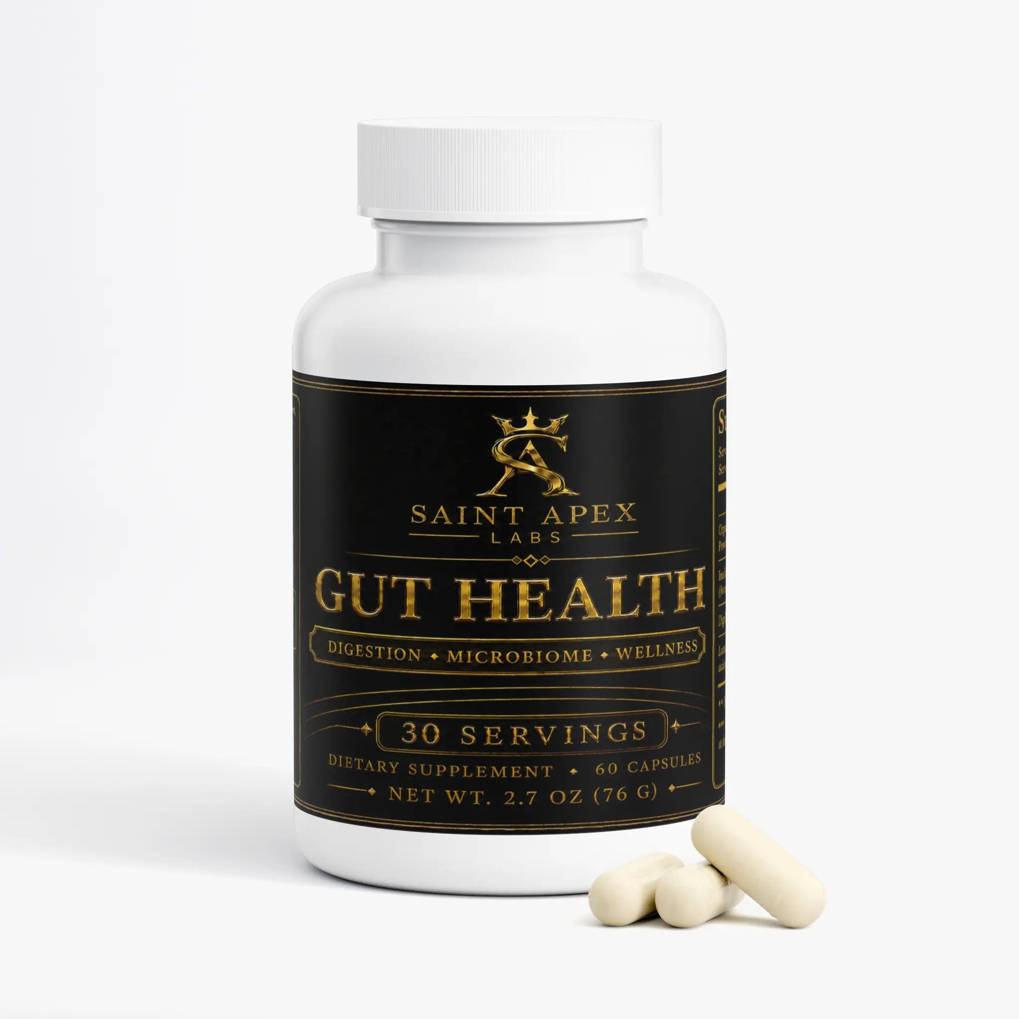 Gut Health Supplement With Apple Cider Vinegar And Inulin Prebiotic Fiber by Supliful