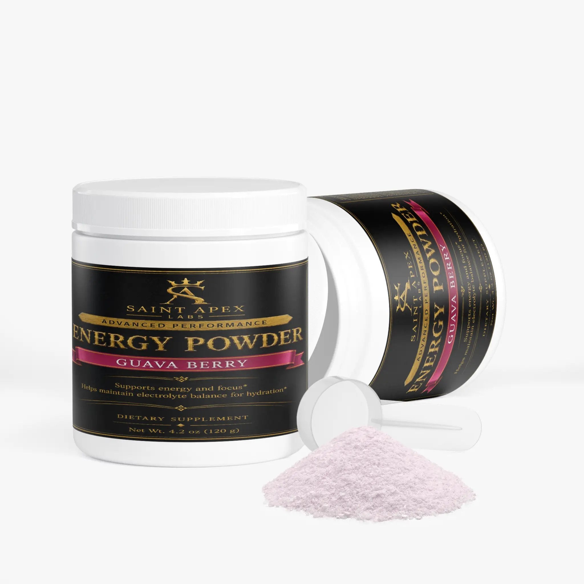 Energy Powder Sugar Free For Focus And Endurance (Guava Berry) by Supliful