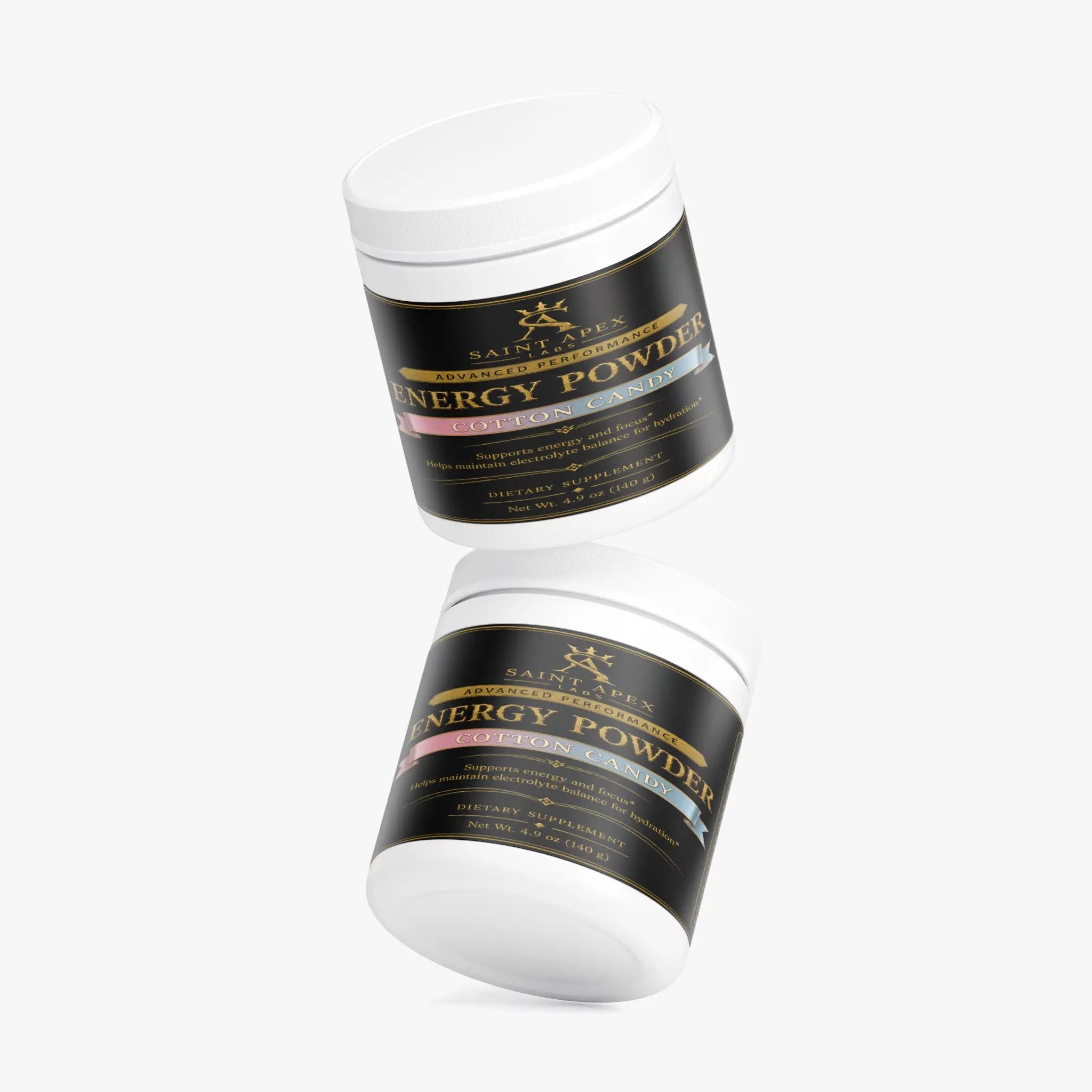 Energy Powder Sugar Free for Focus and Sustained Energy (Cotton Candy) by Supliful