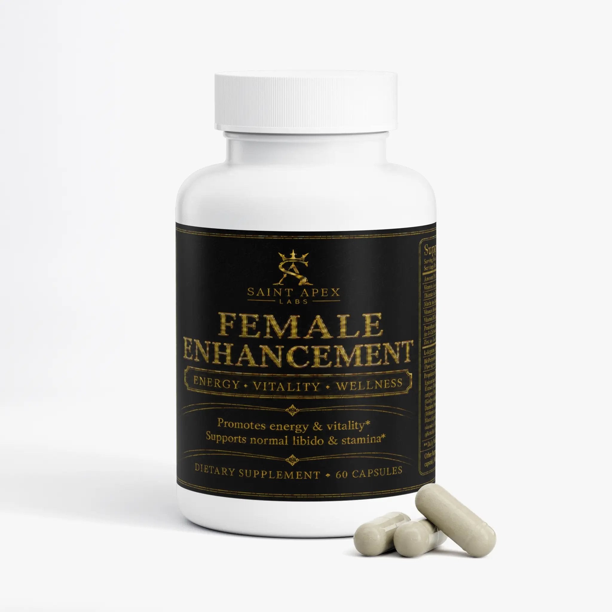 Female Enhancement Womens Vitamin With B6 B12 Zinc For Energy Immune Support by Supliful
