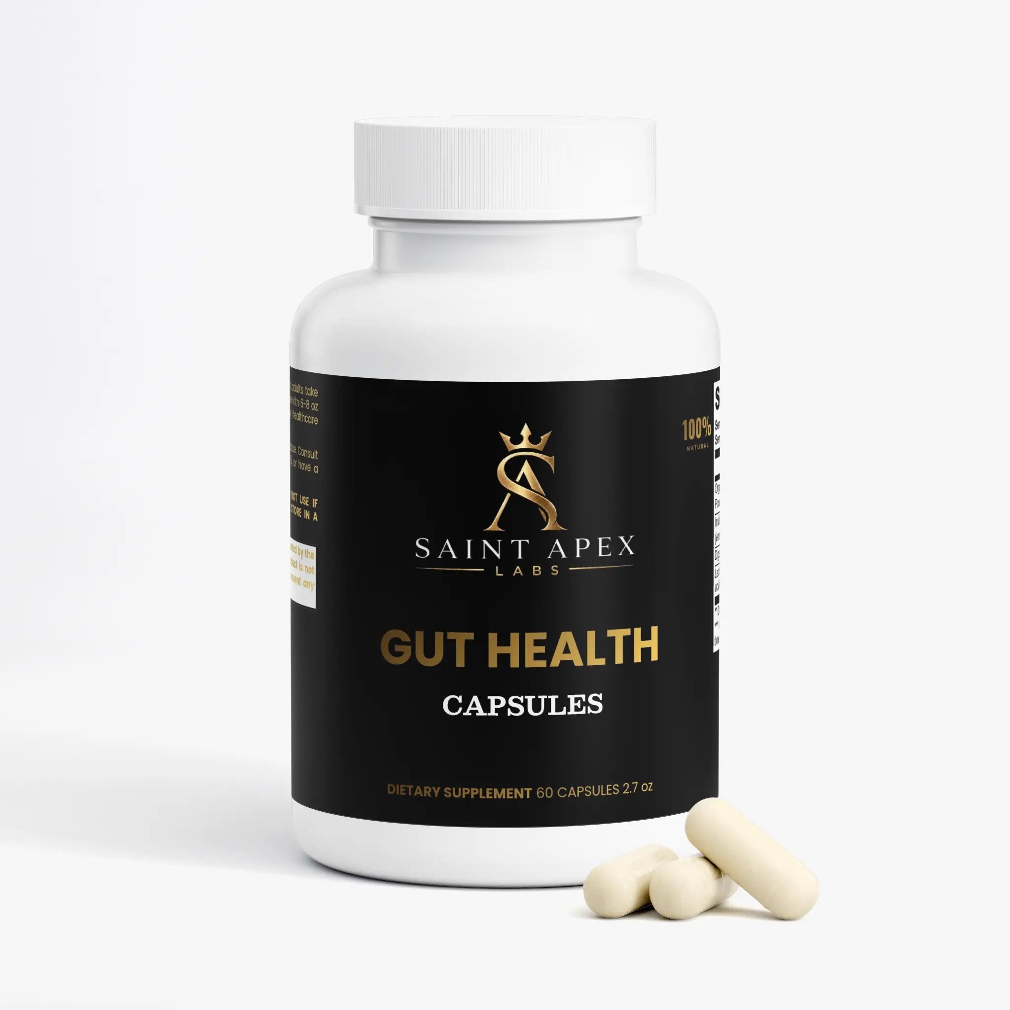 Gut Health Supplement With Apple Cider Vinegar And Inulin Prebiotic Fiber by Supliful